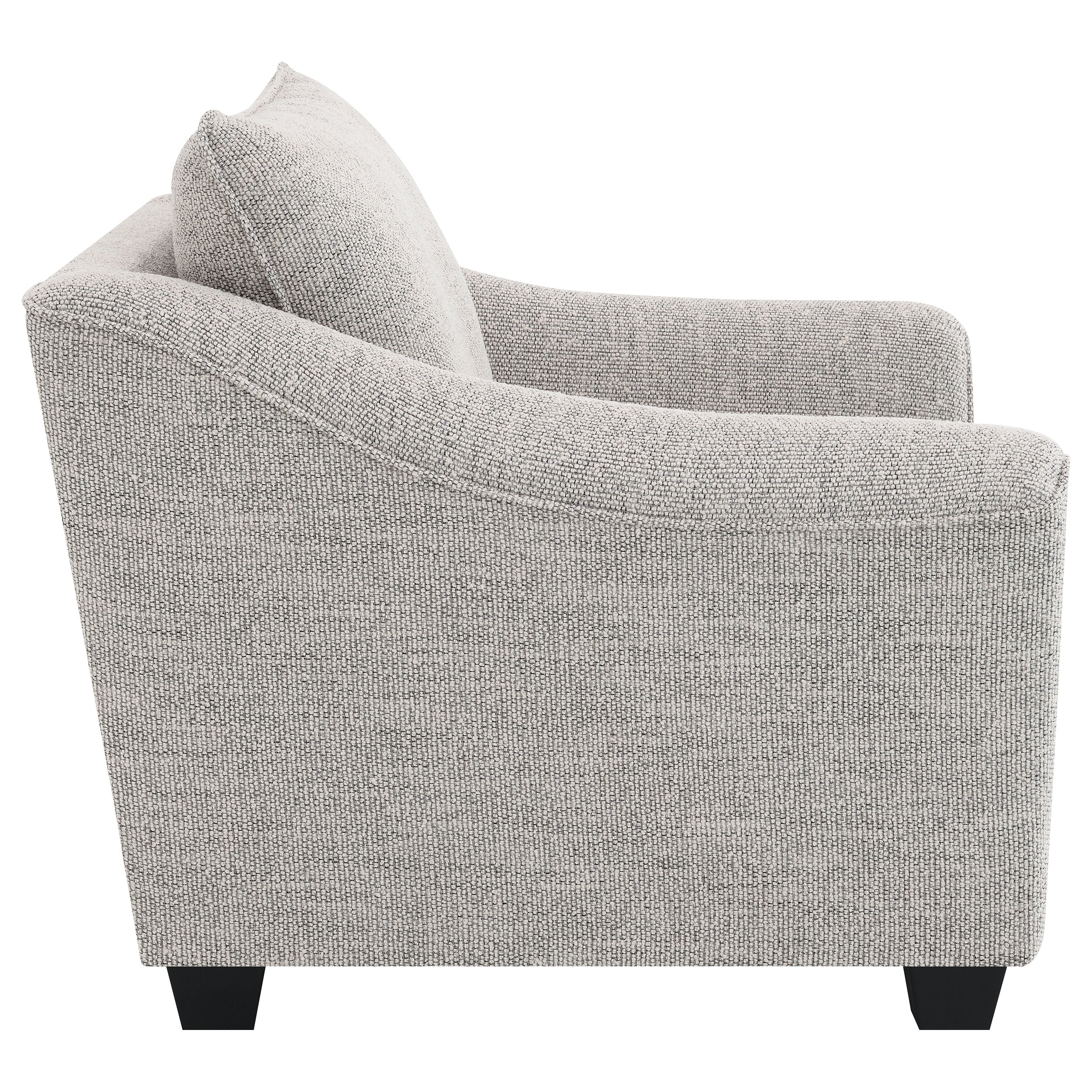 Tomkins 3-piece Boucle Upholstered Sofa Set Light In Grey