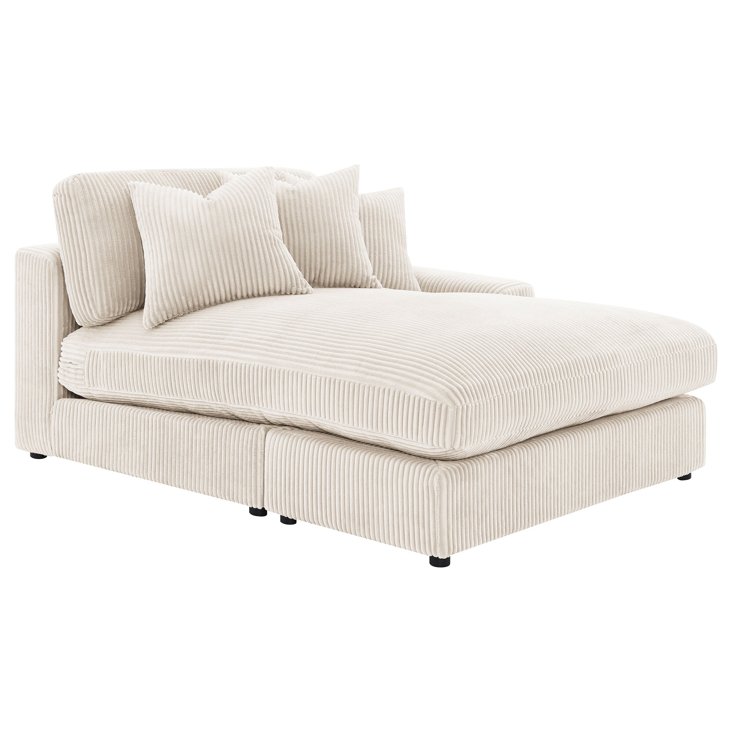 Blaine Upholstered Reversible Chaise Sectional Sofa - Sand