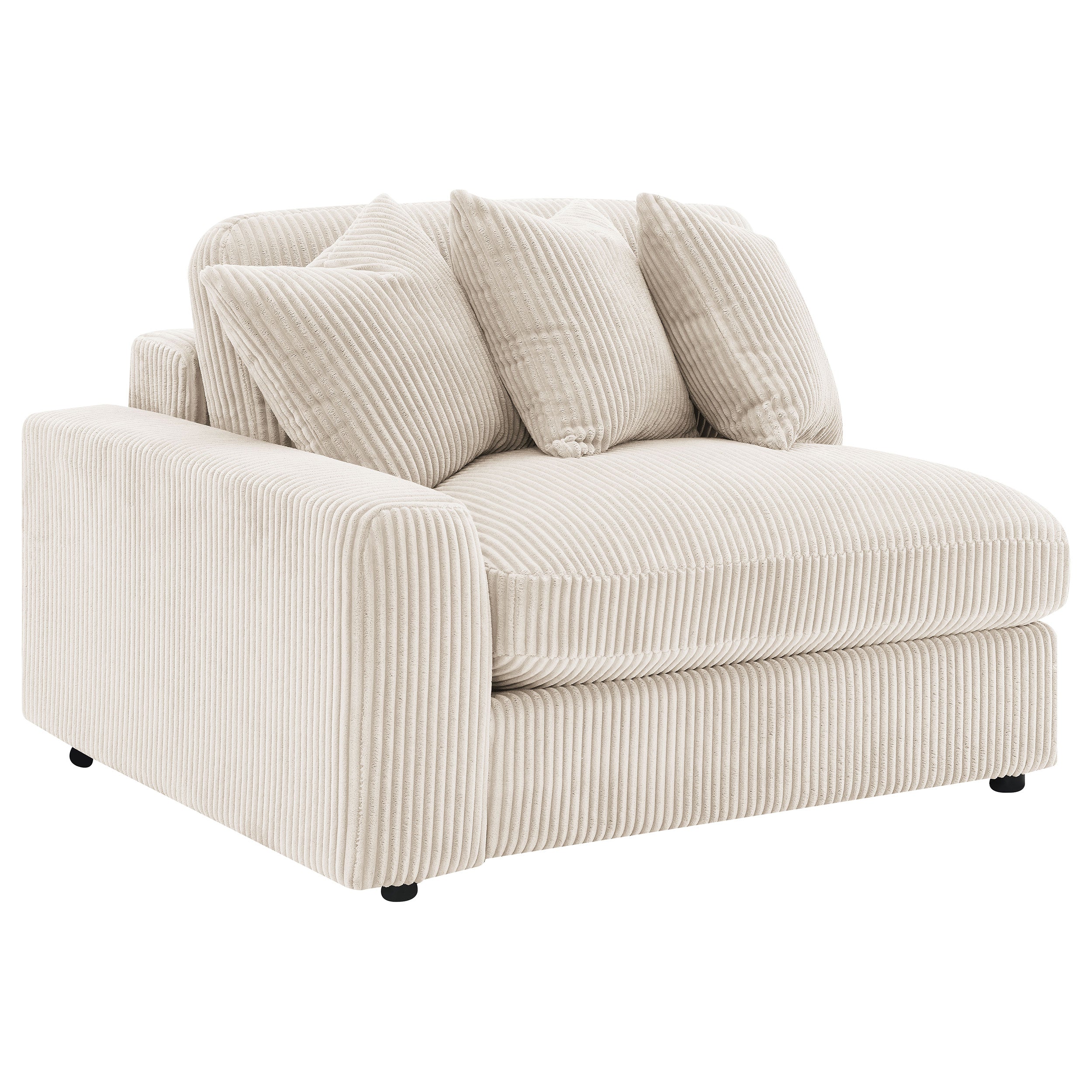 Blaine Upholstered Reversible Chaise Sectional Sofa - Sand