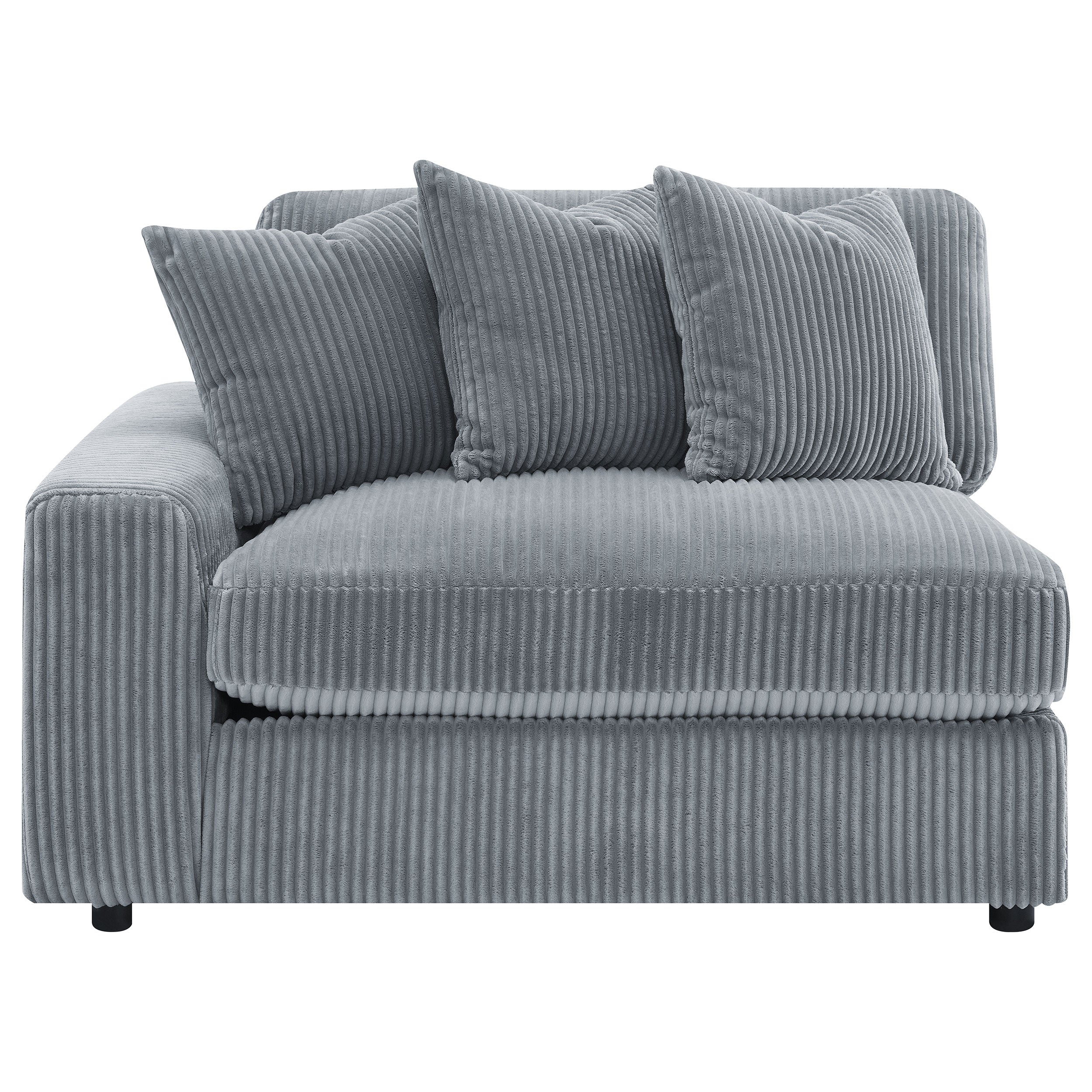 Blaine Upholstered Reversible Chaise Sectional Sofa - Fog (509900)