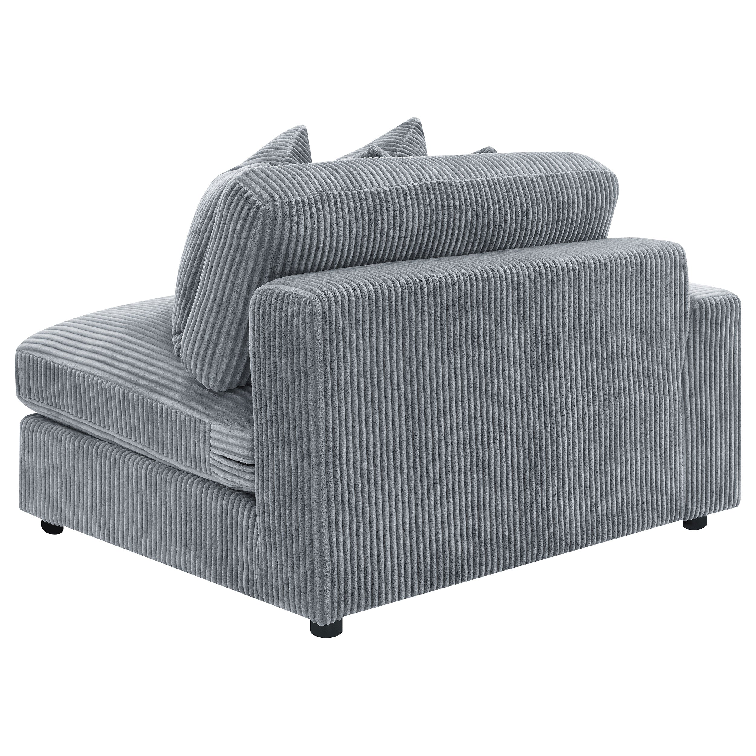 Blaine Upholstered Reversible Chaise Sectional Sofa - Fog (509900)