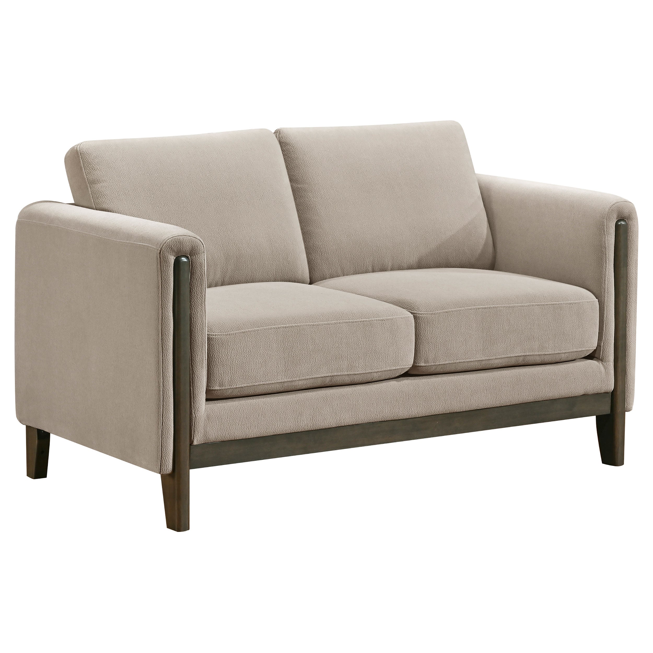 Islington 3-piece Upholstered Panel Arm Sofa Set In Taupe