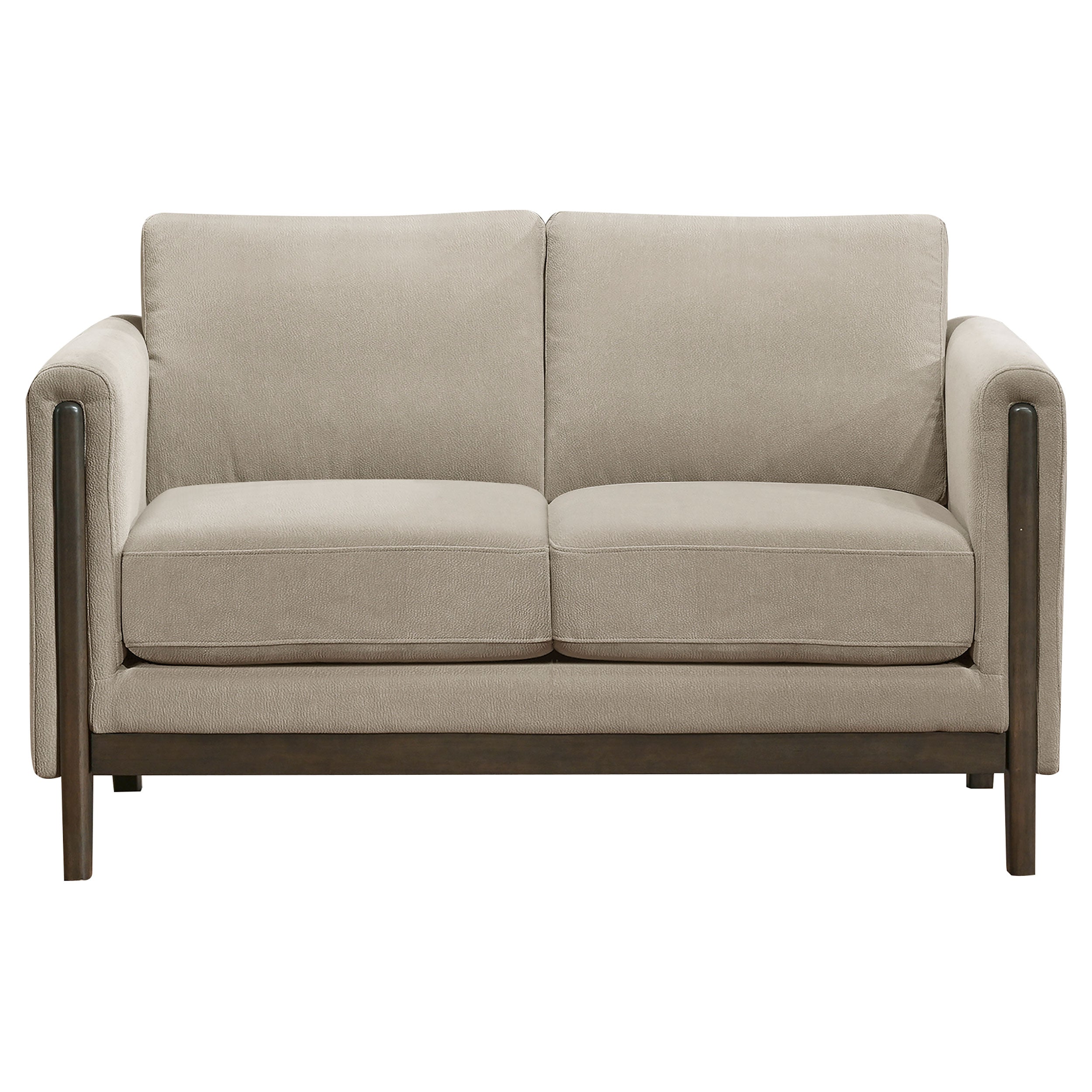 Islington 3-piece Upholstered Panel Arm Sofa Set In Taupe