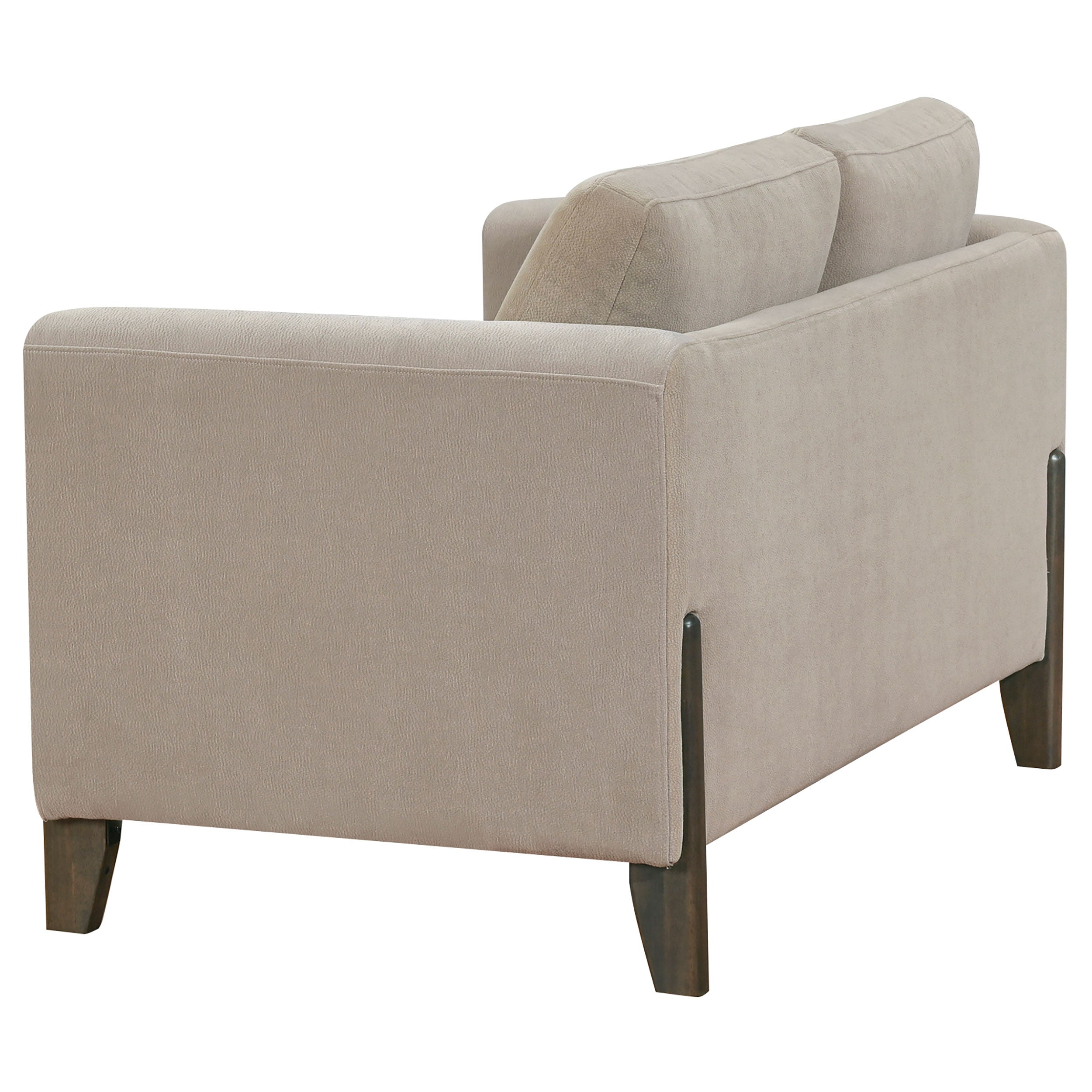 Islington 3-piece Upholstered Panel Arm Sofa Set In Taupe