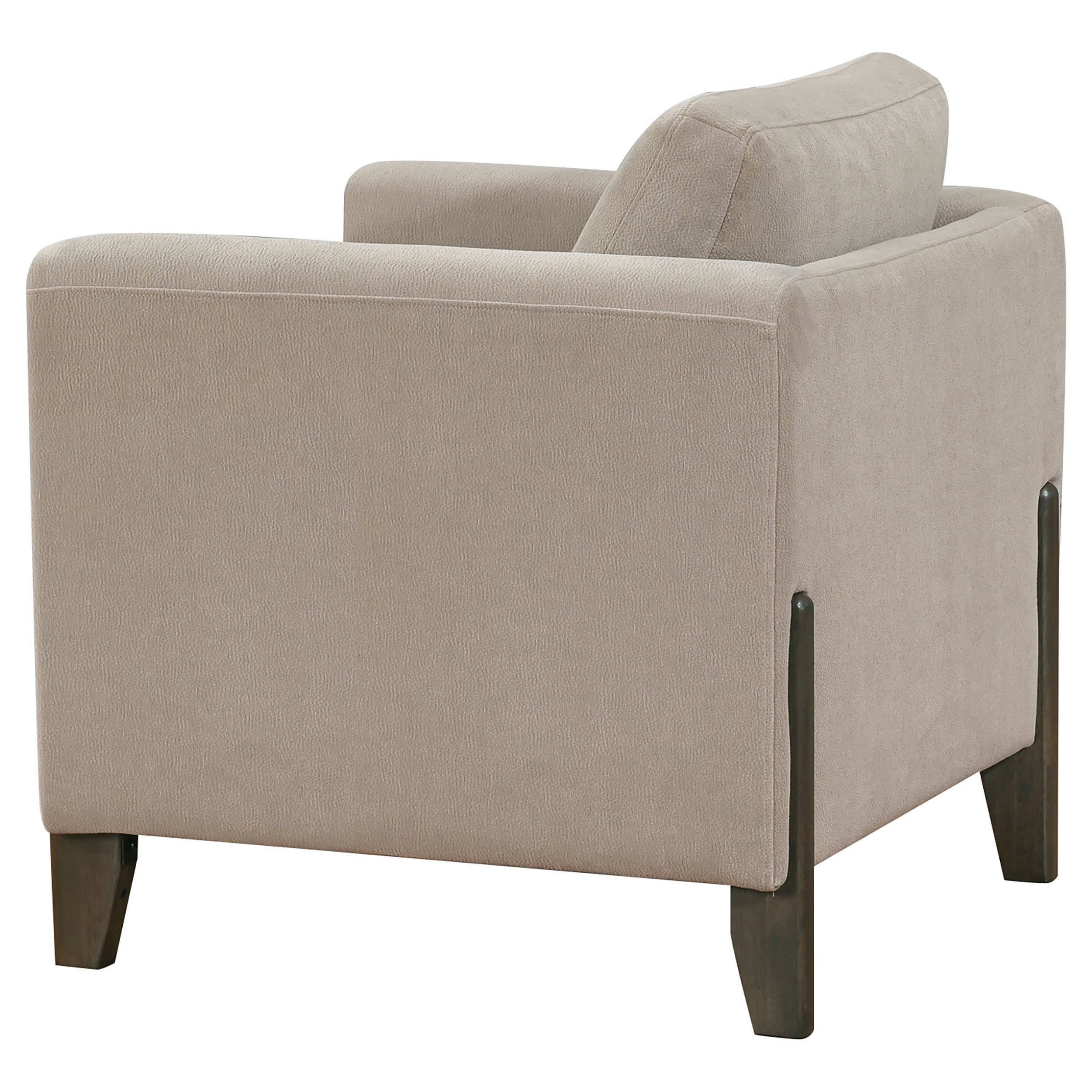 Islington 3-piece Upholstered Panel Arm Sofa Set In Taupe
