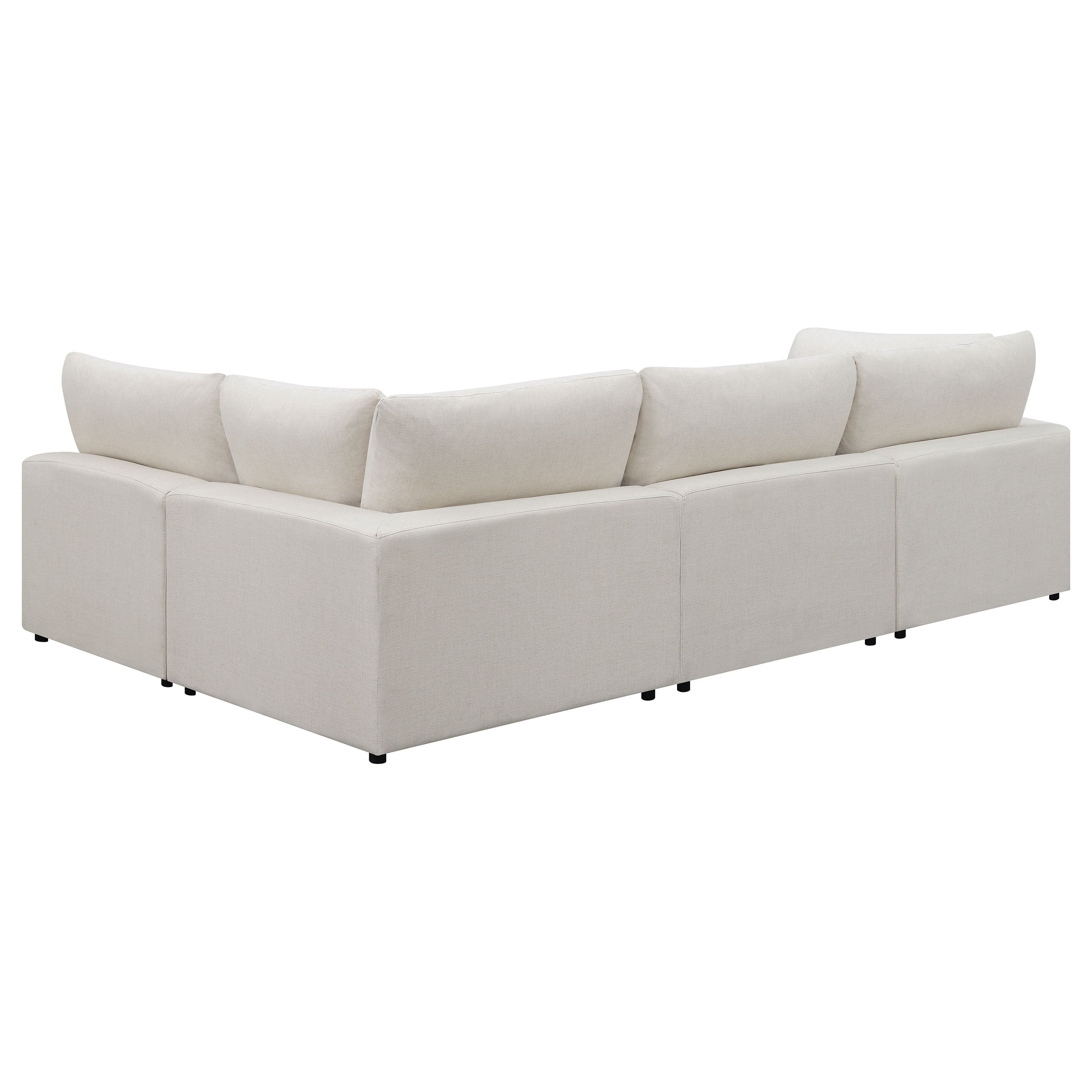 Serene Upholstered Modular Sectional Sofa - Beige (551321-SETA)