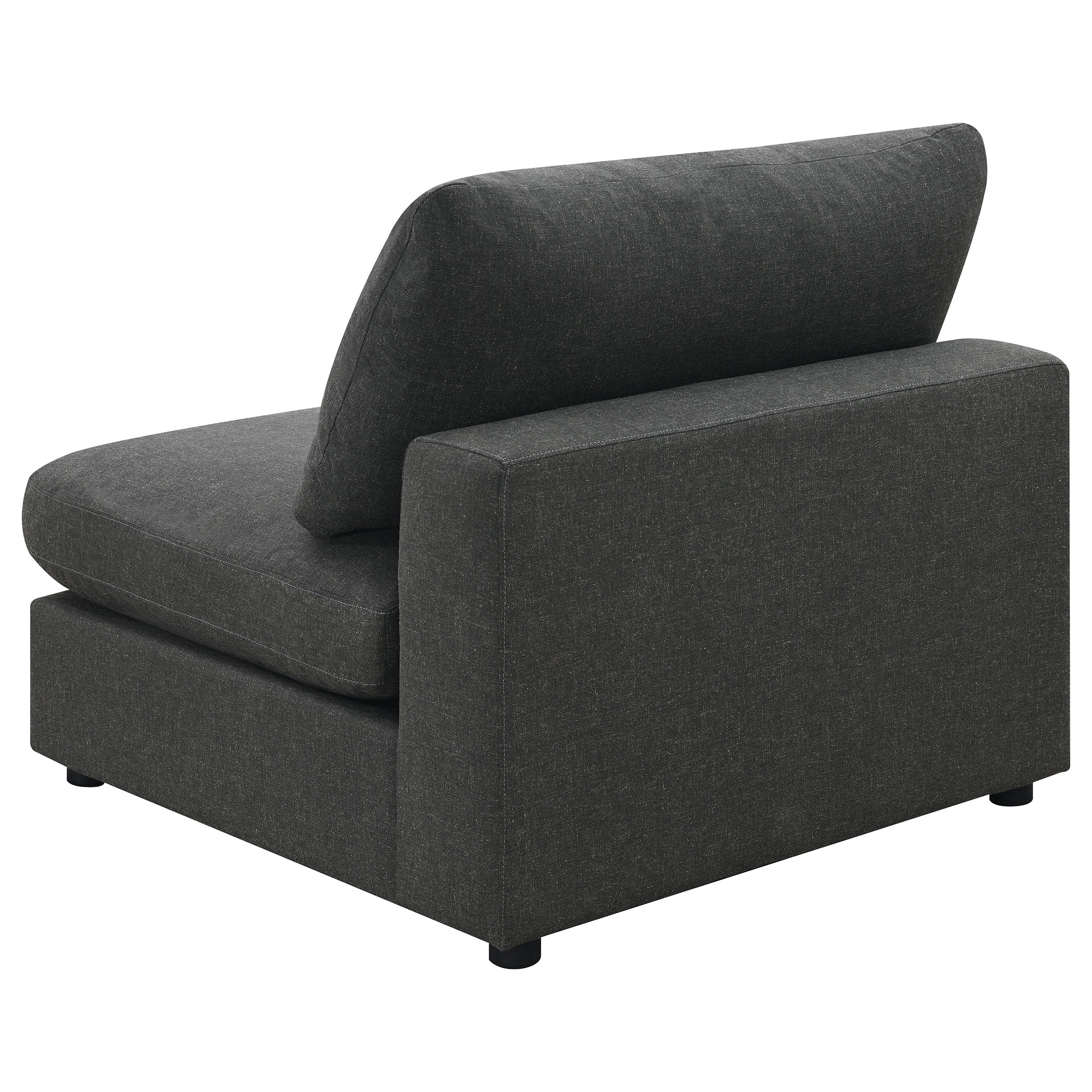 Serene Upholstered Modular Sectional Sofa - Charcoal (551324-SETA)