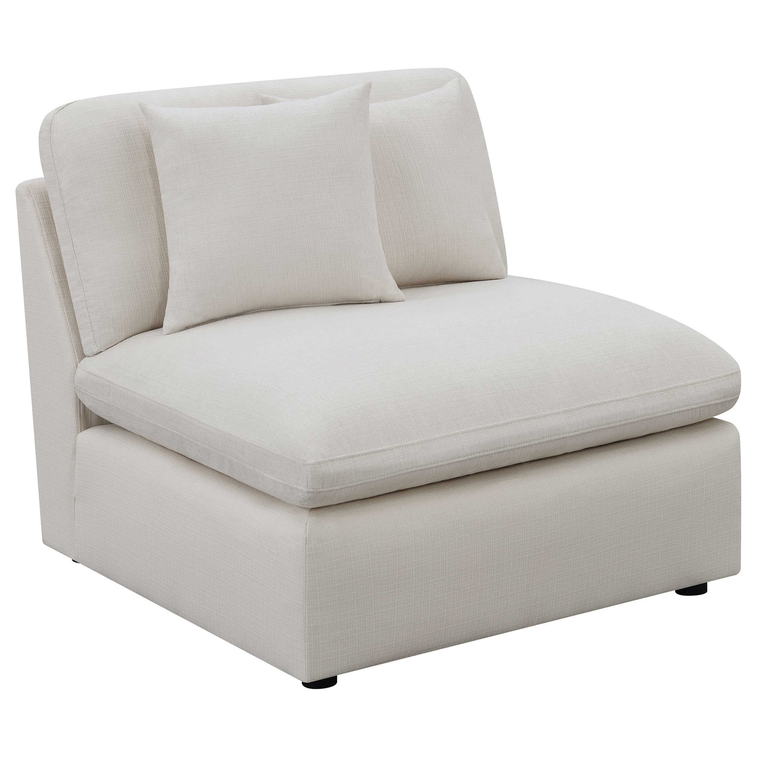 Hobson 4-Piece Modular Sectional Sofa in Ivory