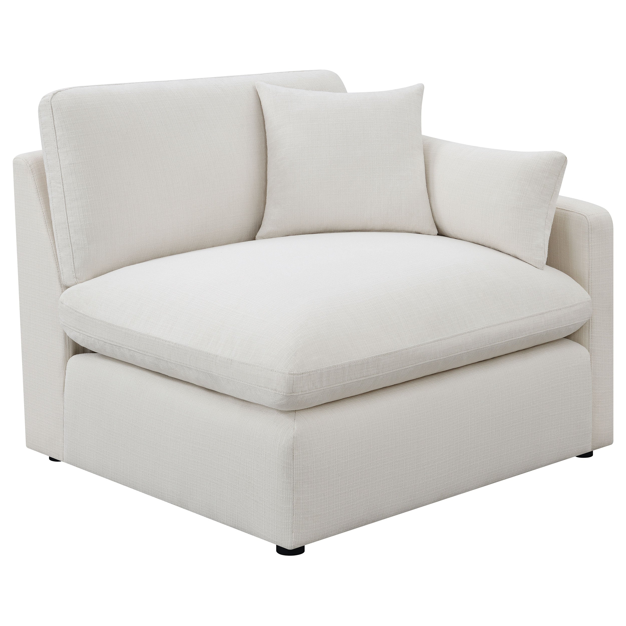 Hobson 4-Piece Modular Sectional Sofa in Ivory