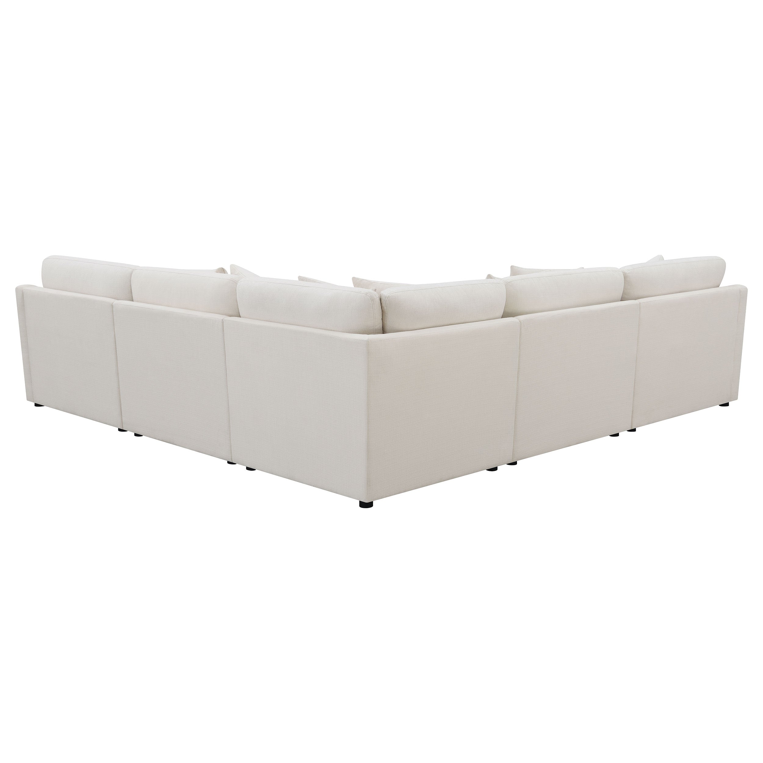 Hobson 6-Piece Modular Sectional Sofa in Ivory