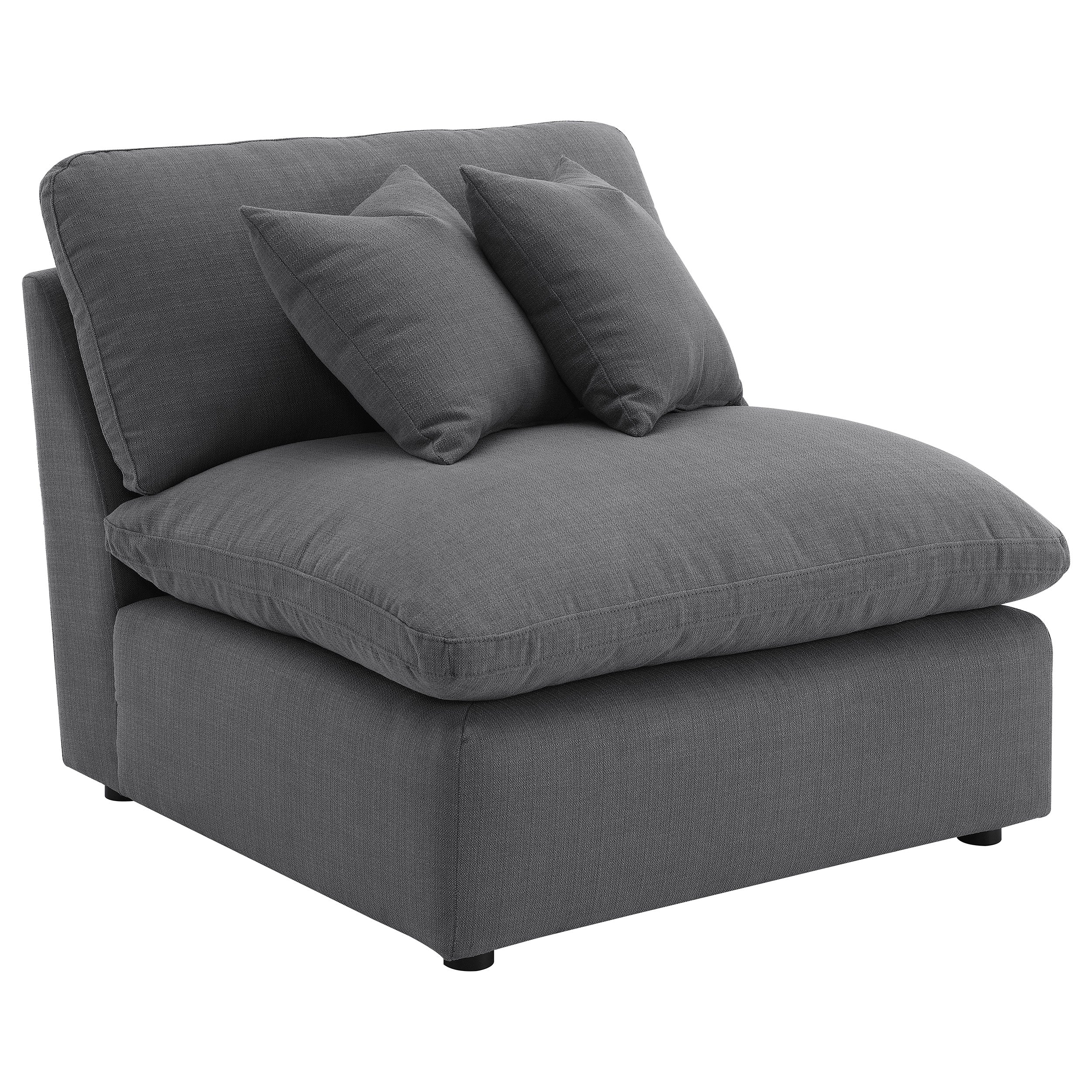 Hobson Upholstered Modular Sectional Sofa - Charcoal