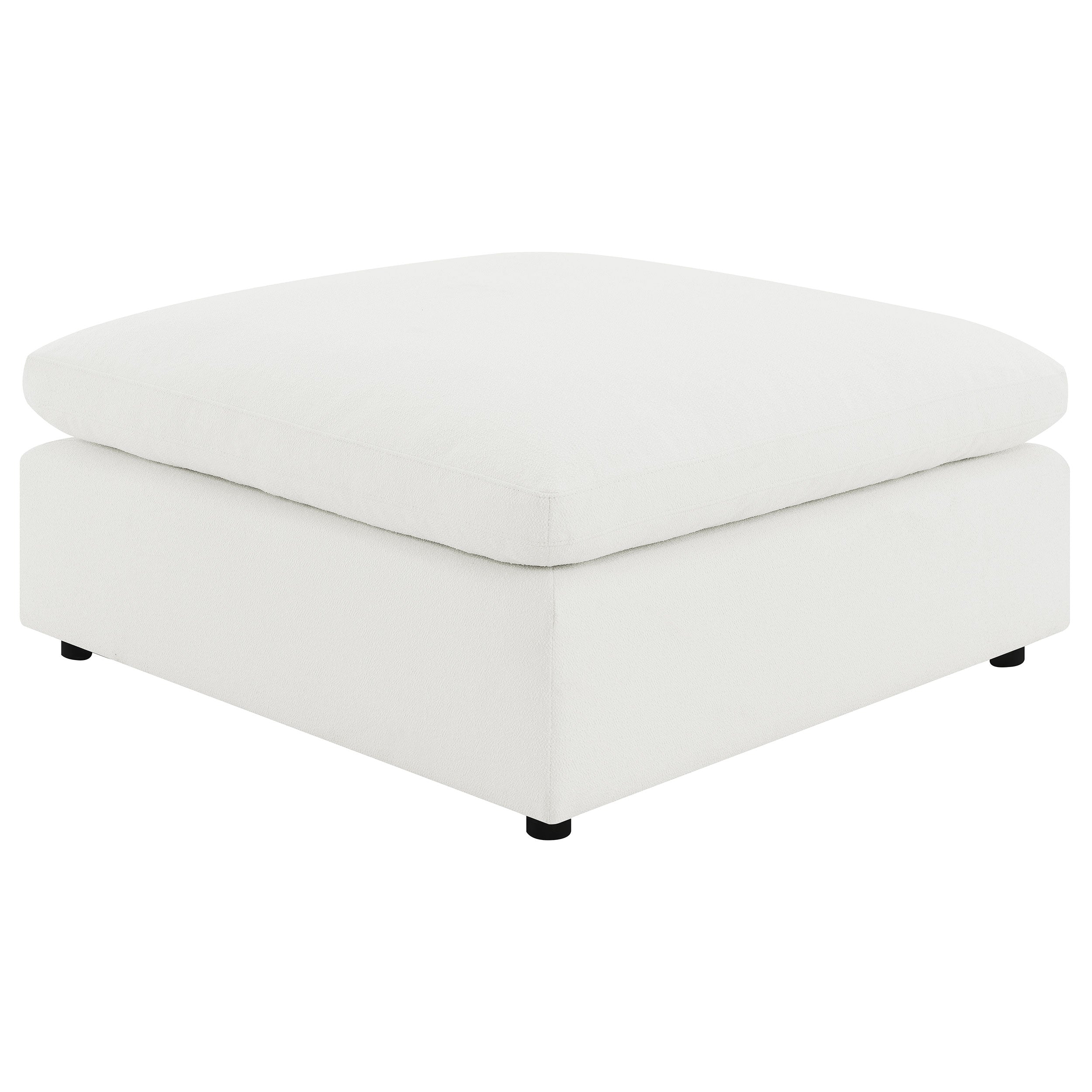 Raleigh Boucle Upholstered Modular Sectional Ivory - Ivory (551751-SETA)
