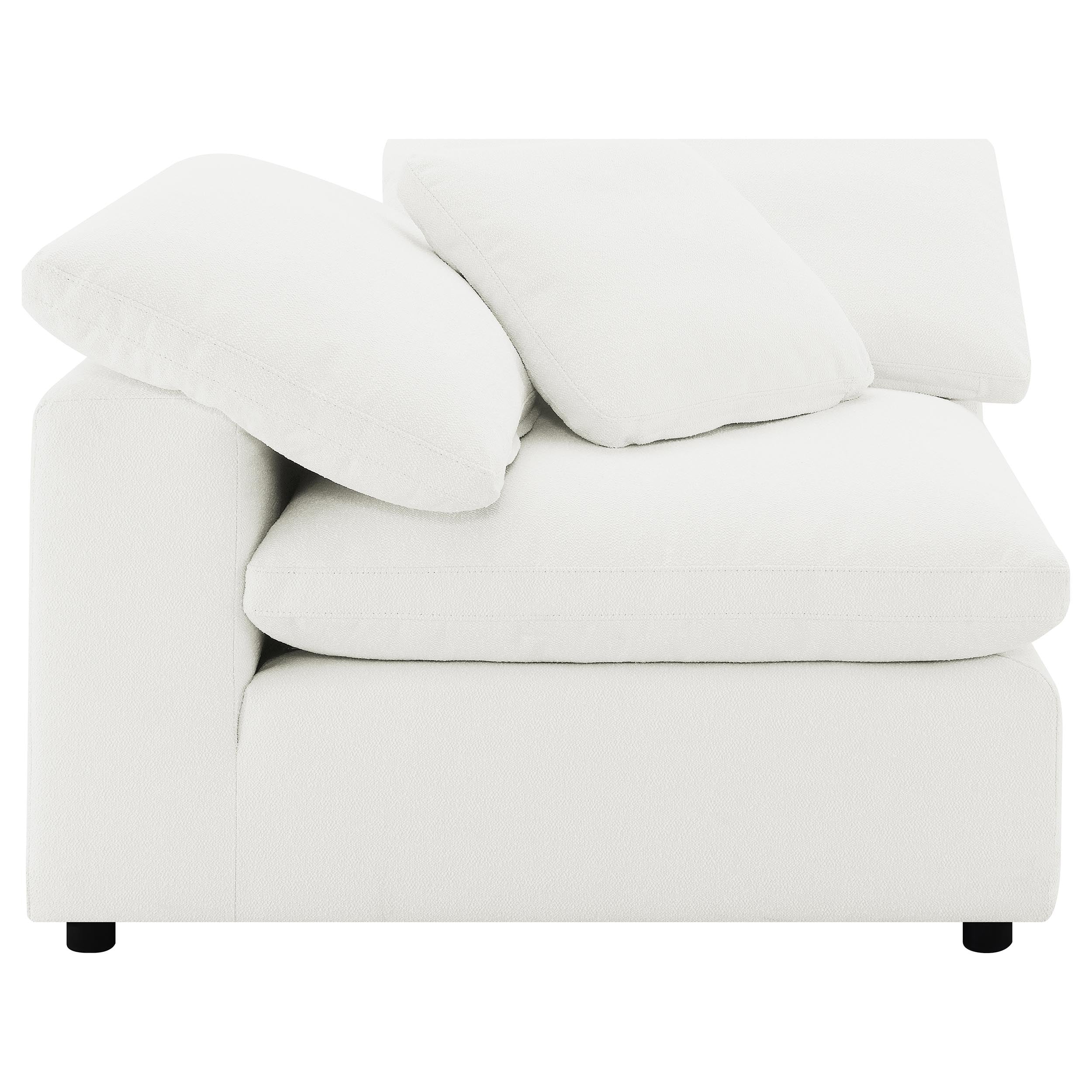 Raleigh Boucle Upholstered Modular Sectional Ivory