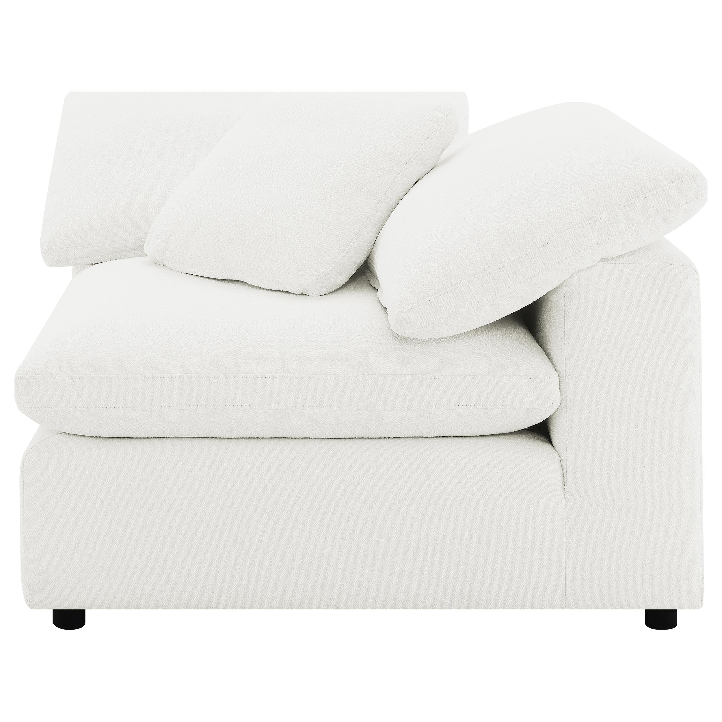 Raleigh Boucle Upholstered Modular Sectional Ivory