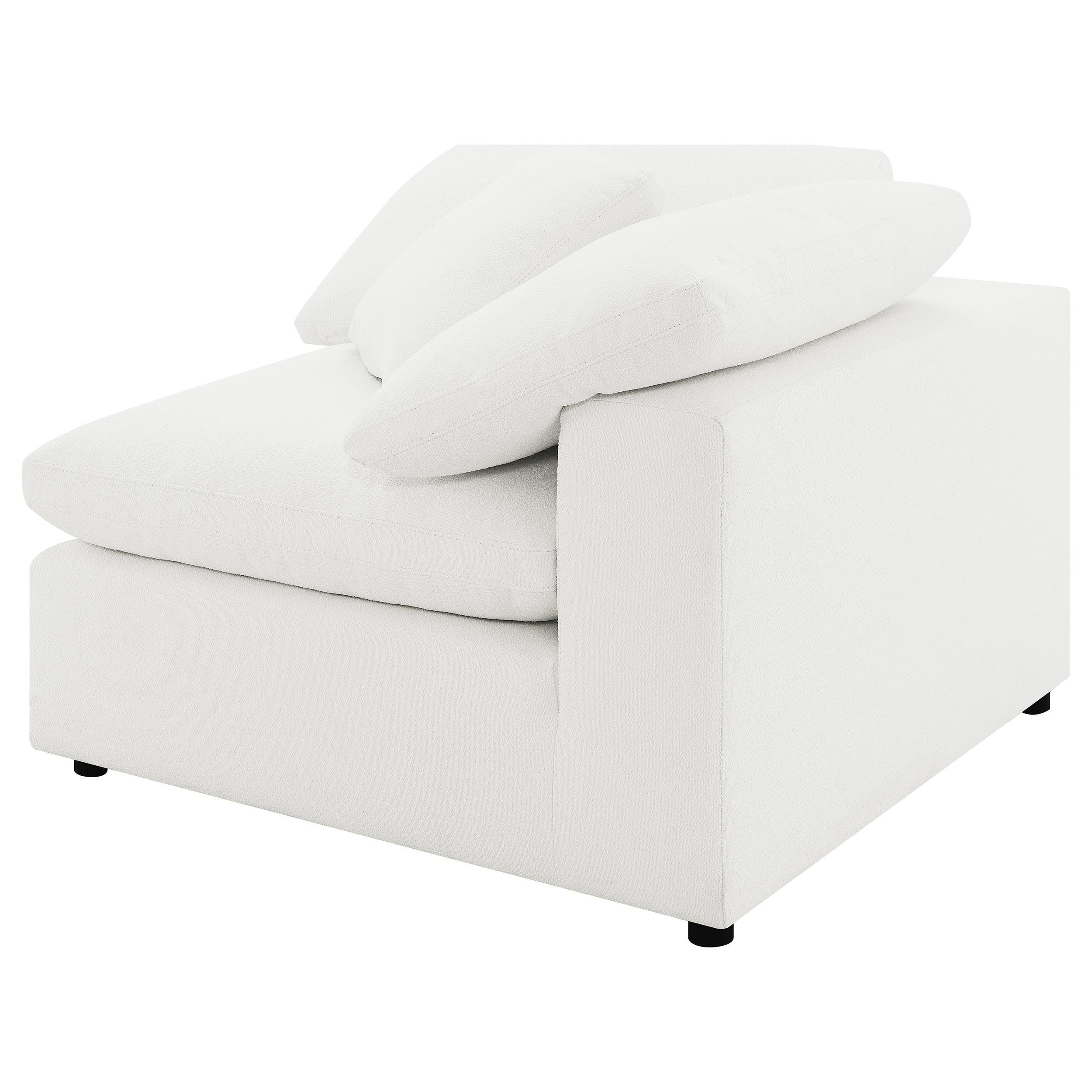 Raleigh Boucle Upholstered Modular Sectional Ivory