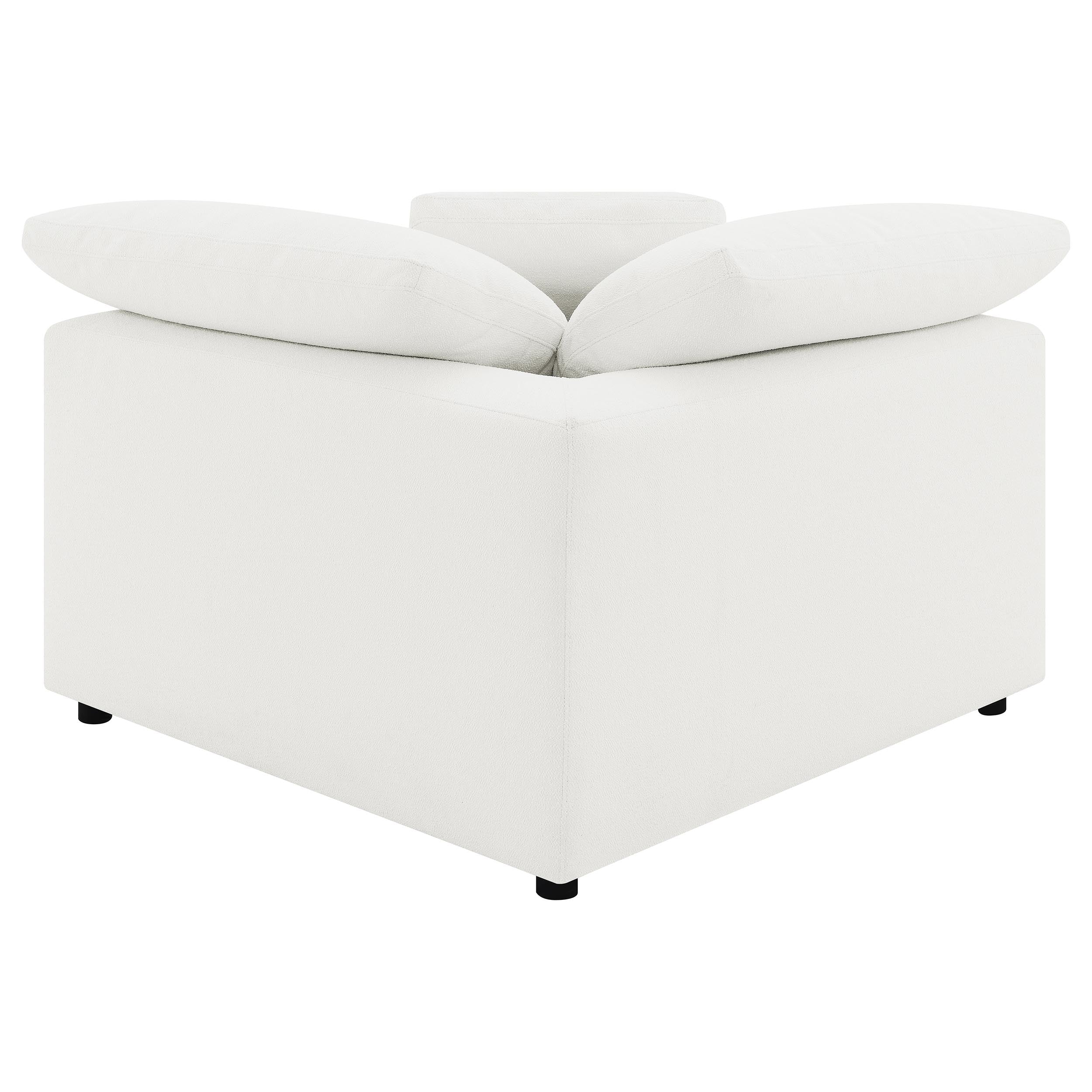 Raleigh Boucle Upholstered Modular Sectional Ivory