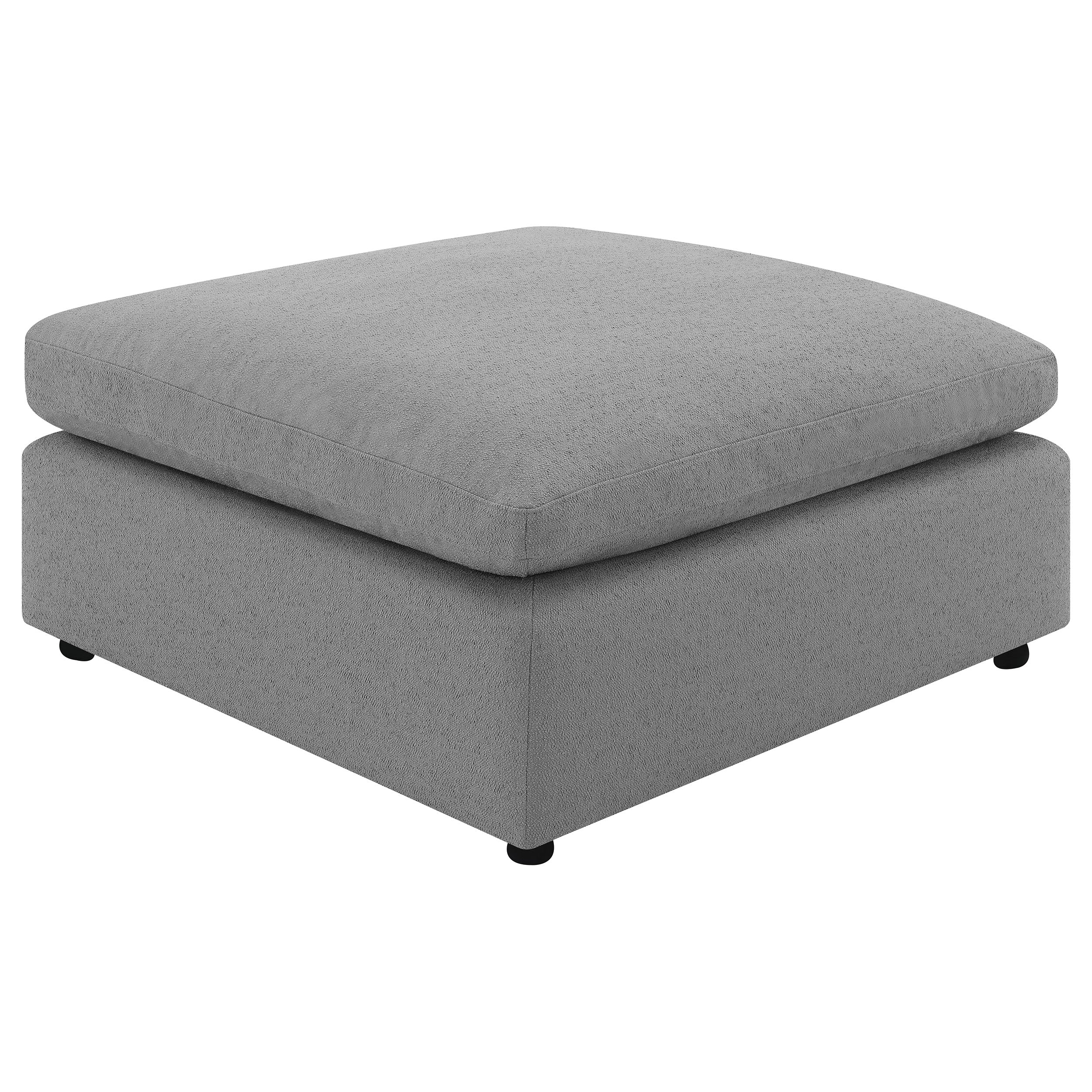 Raleigh Boucle Upholstered Modular Sectional Grey - Grey