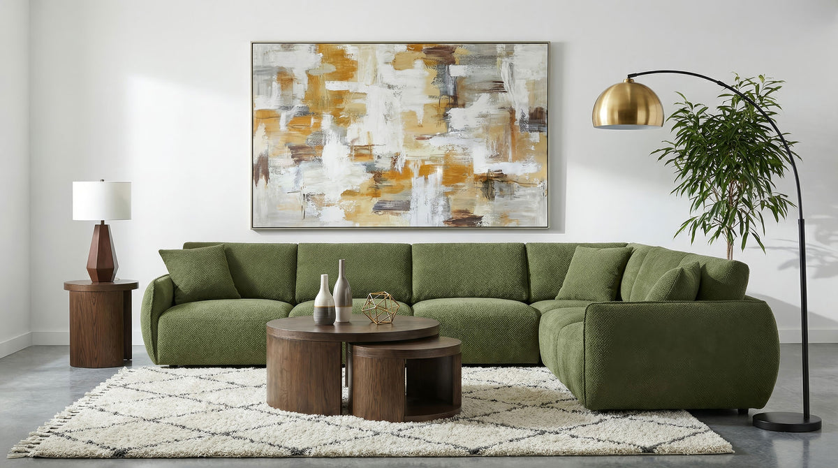 Elysia Upholstered Modular Armless Chair