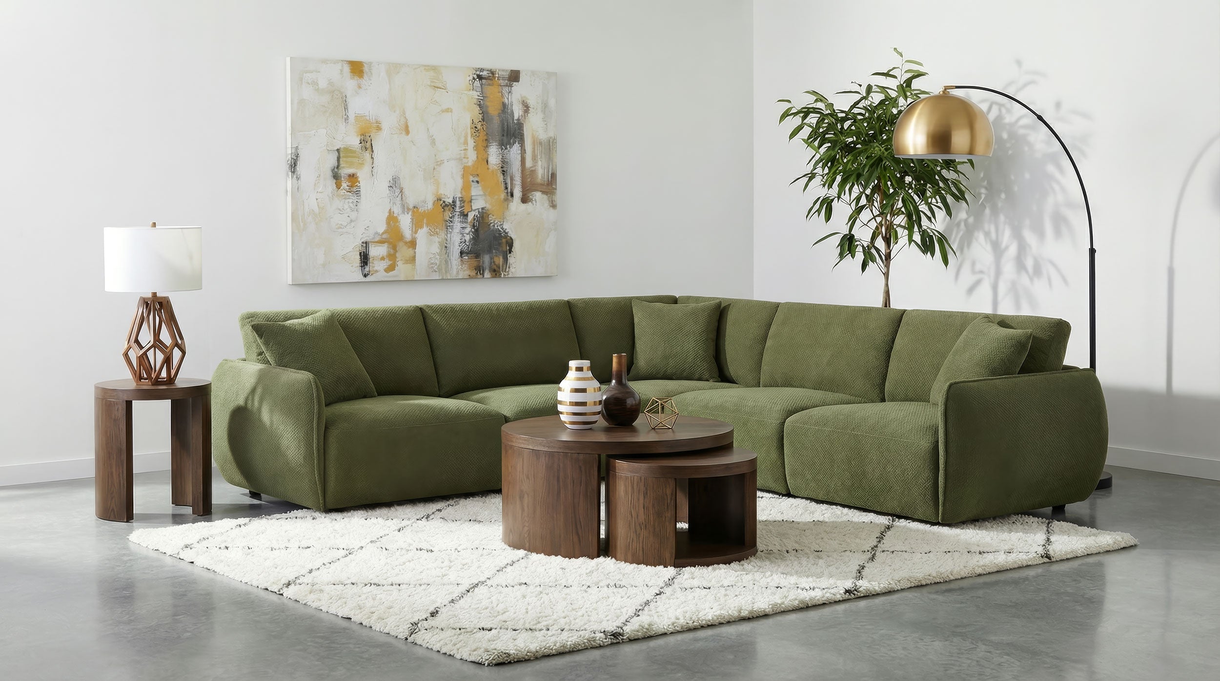 Elysia Upholstered Modular LAF Chair