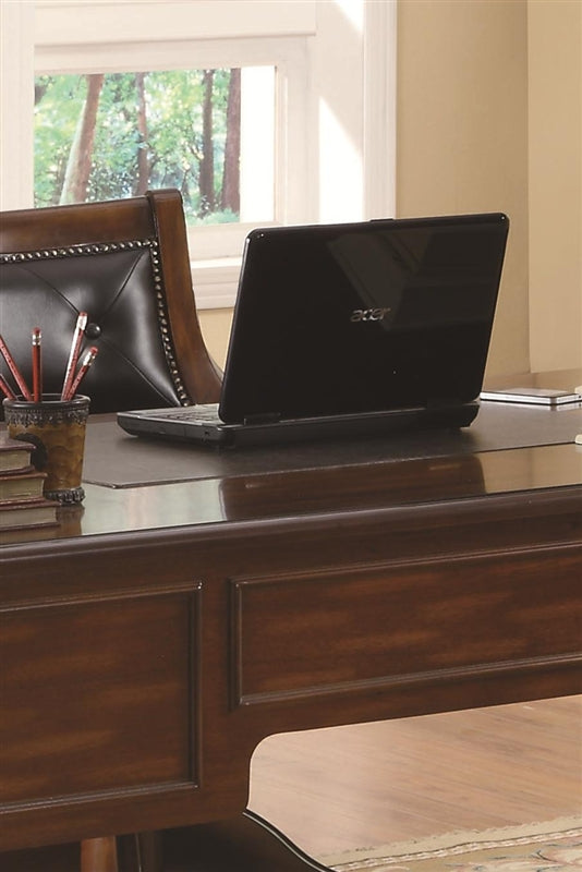 Traditional Paterson Home Office Desk in Walnut Finish