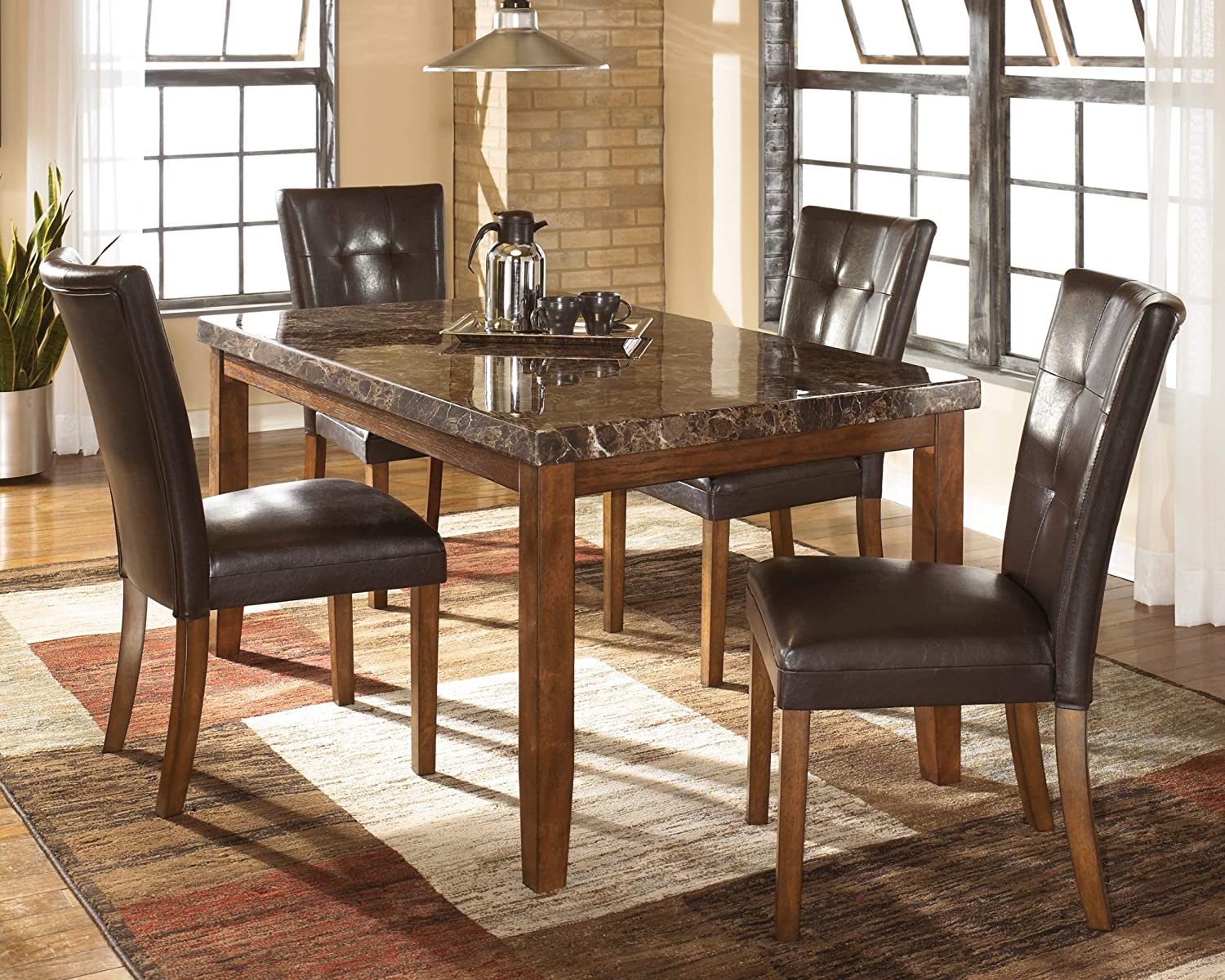 Lacey - Medium Brown Rectangular Dining Room Table