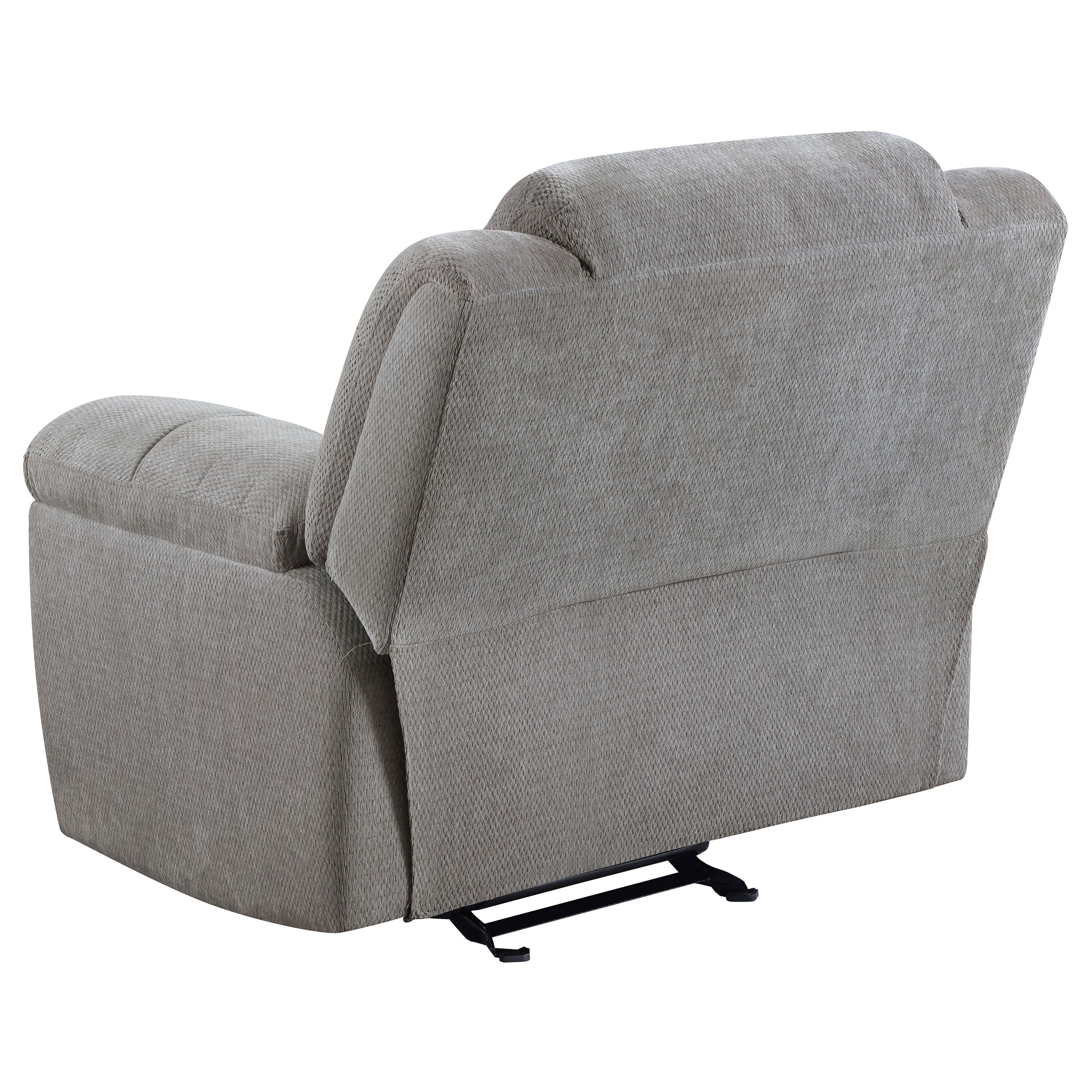 Gilson 3-piece Chenille Upholstered Reclining Sofa Set In Grey