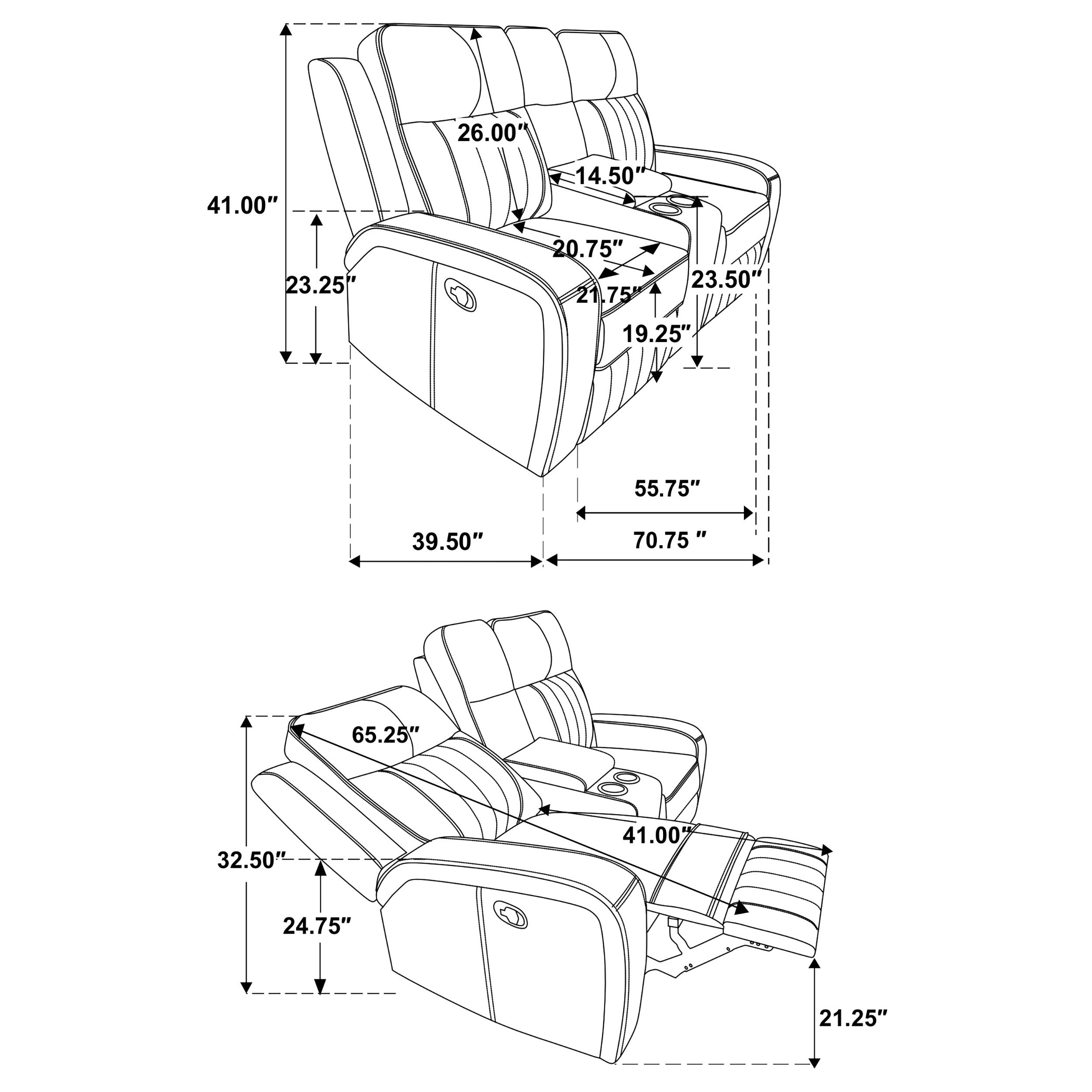 Raelynn 3-piece Upholstered Reclining Sofa Set In Grey