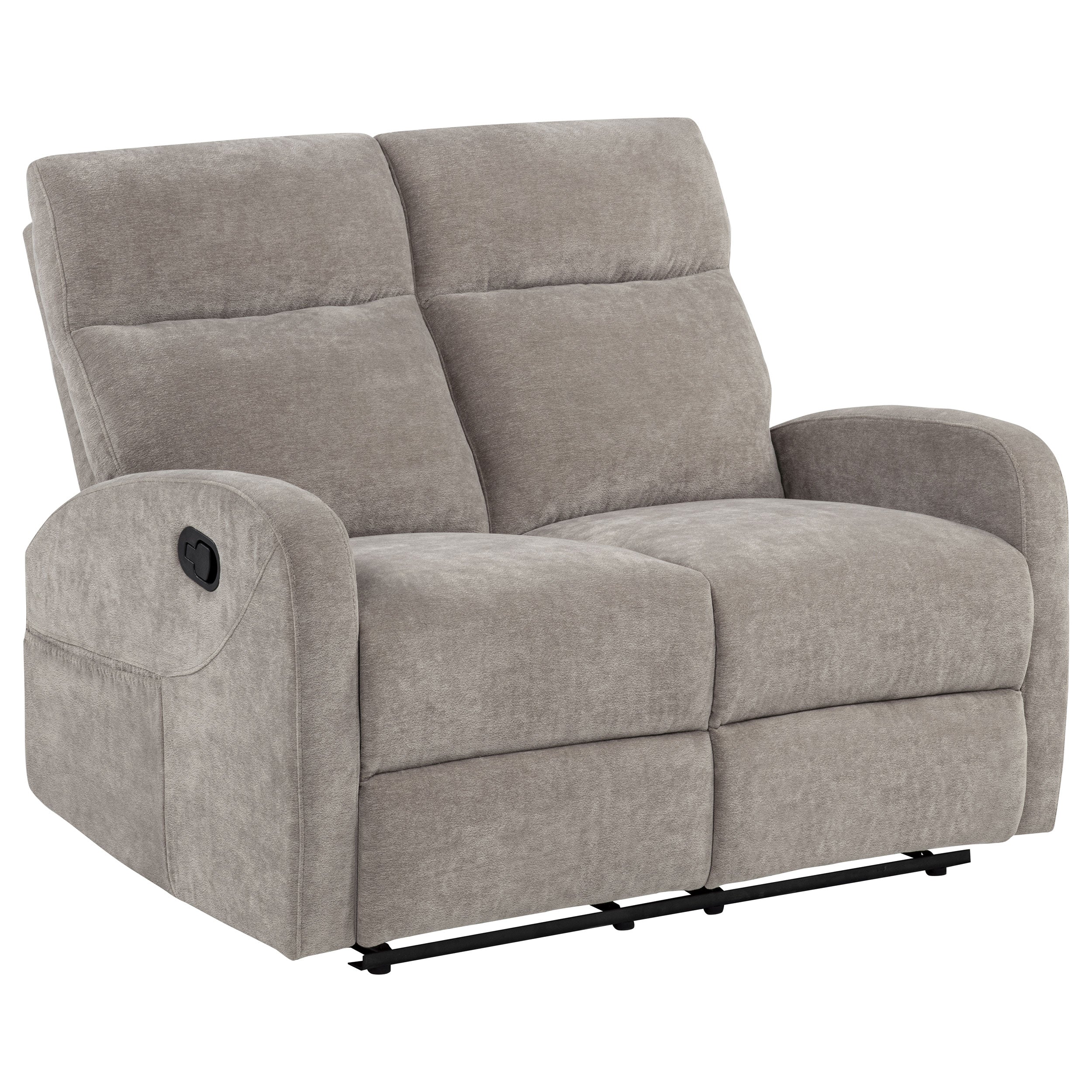 Hamilton Chenille Manual Reclining Loveseat Sand