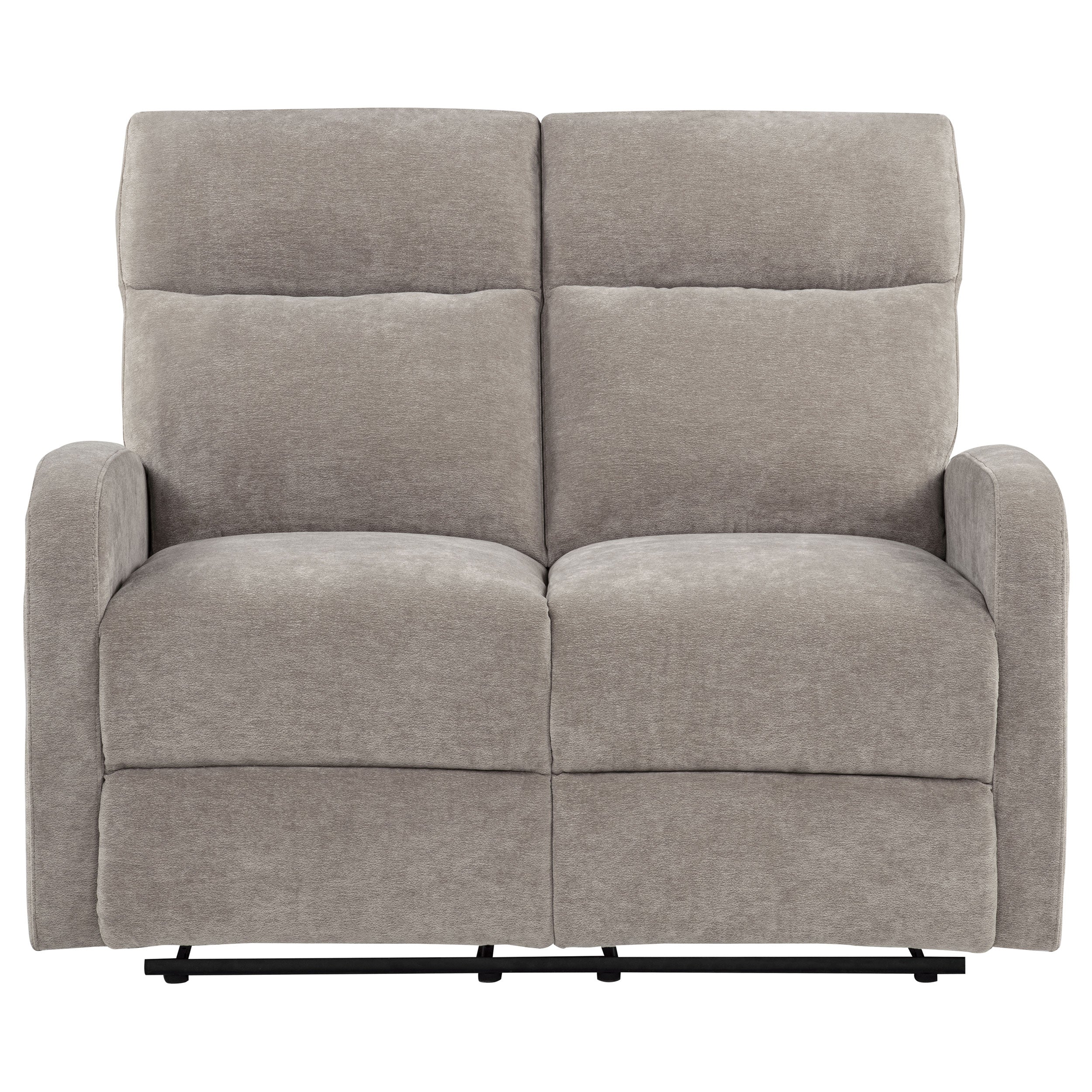 Hamilton Chenille Manual Reclining Loveseat Sand