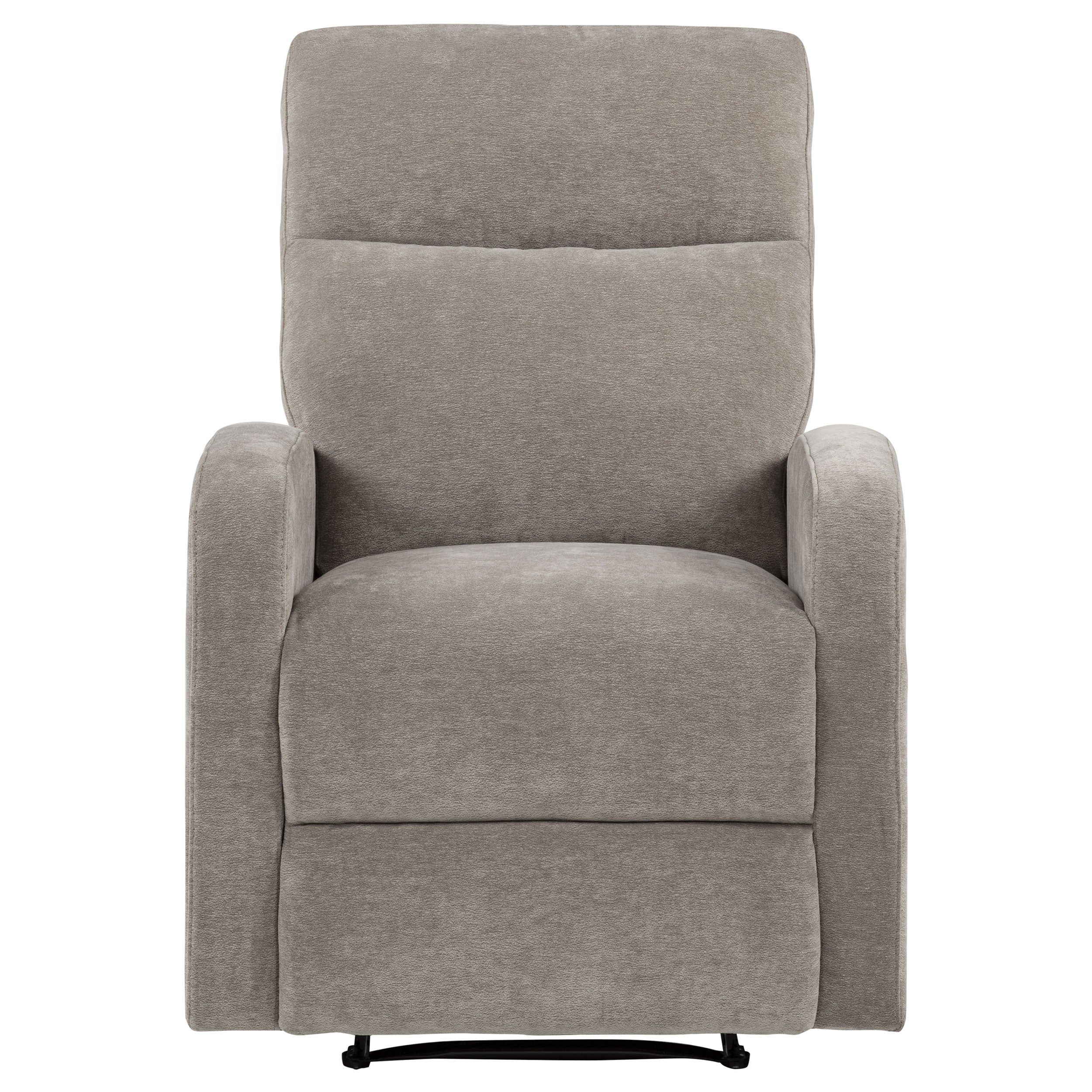 Hamilton Chenille Manual Recliner Sand