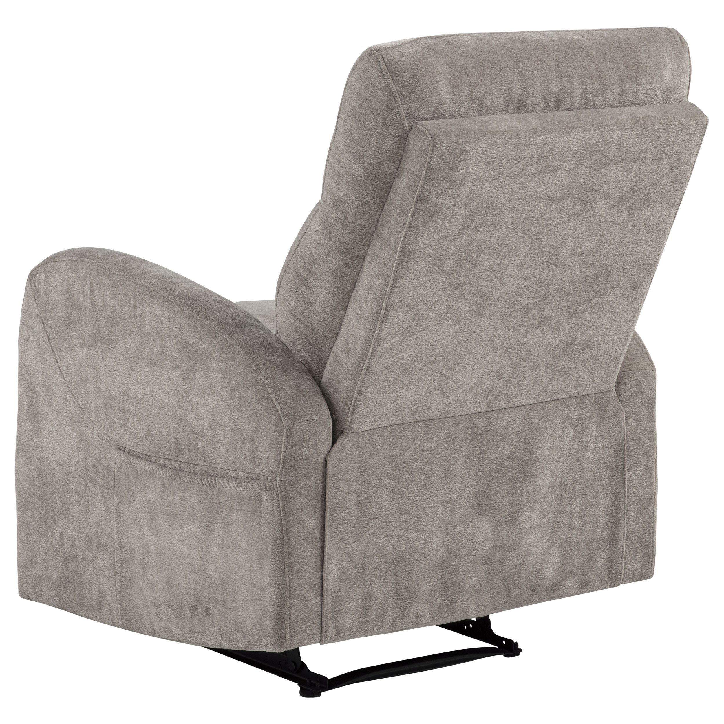 Hamilton Chenille Manual Recliner Sand