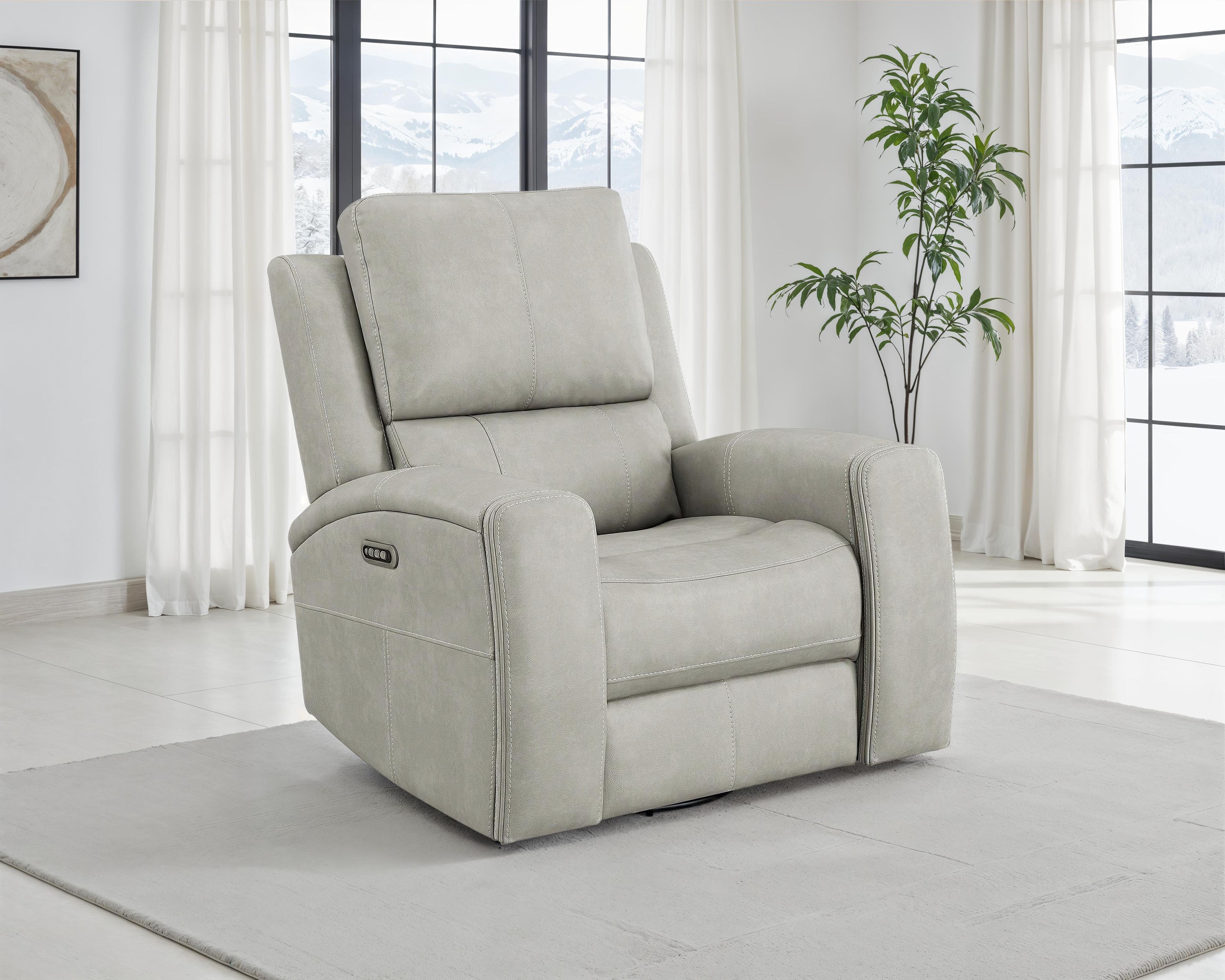 Brickston Power Swivel Glider Recliner