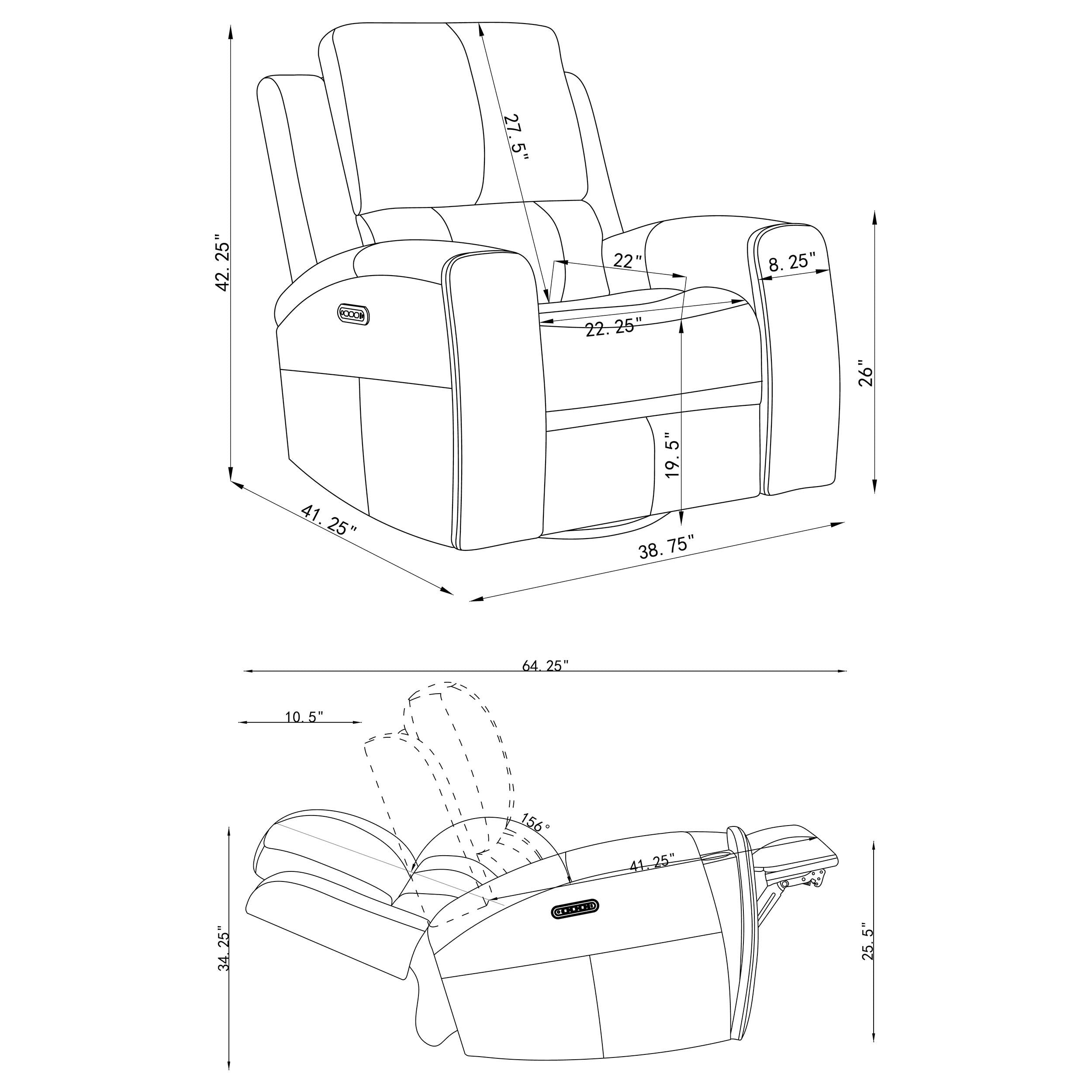 Brickston Power Swivel Glider Recliner