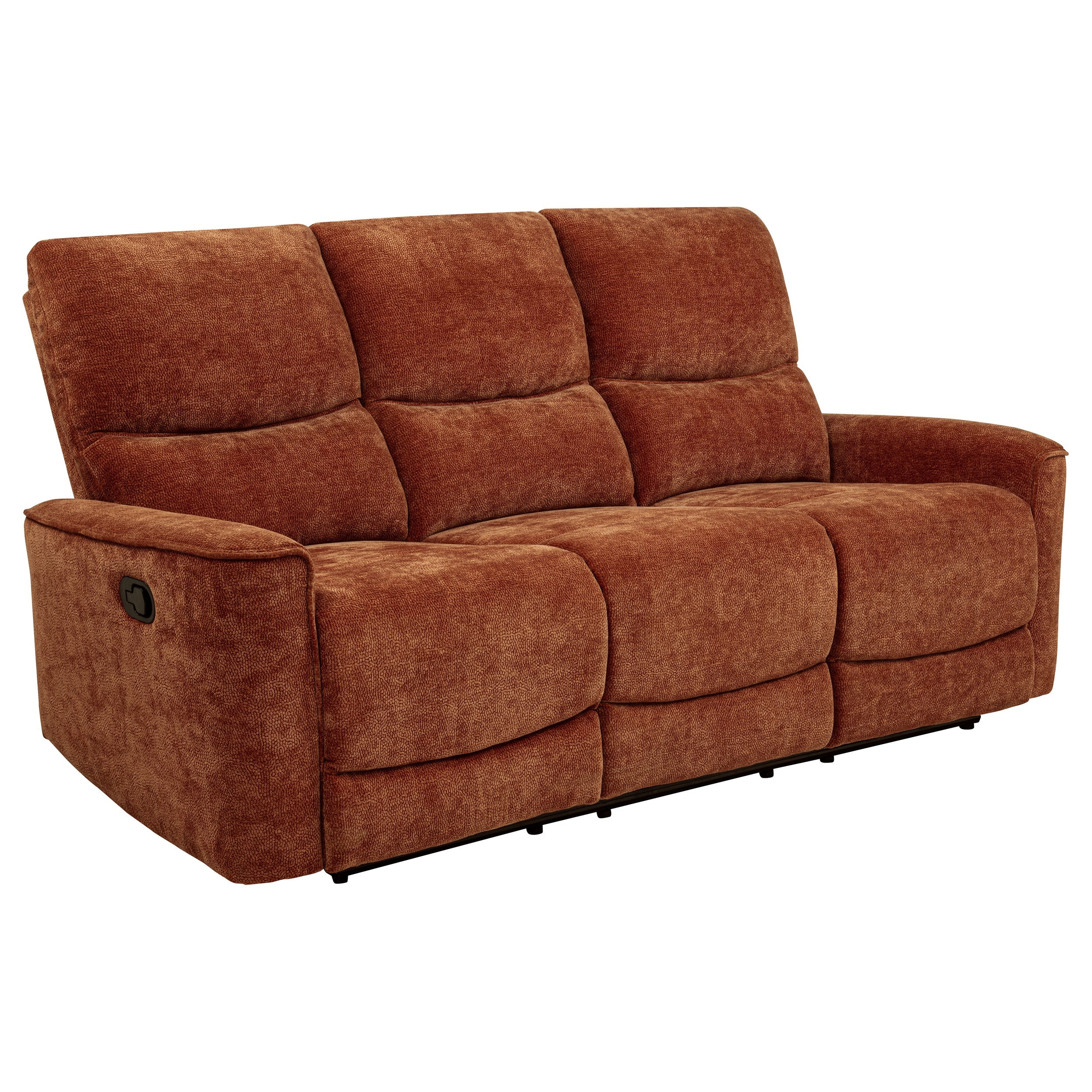 Navarro Reclining Sofa Set - 2 Piece - Burnt Orange