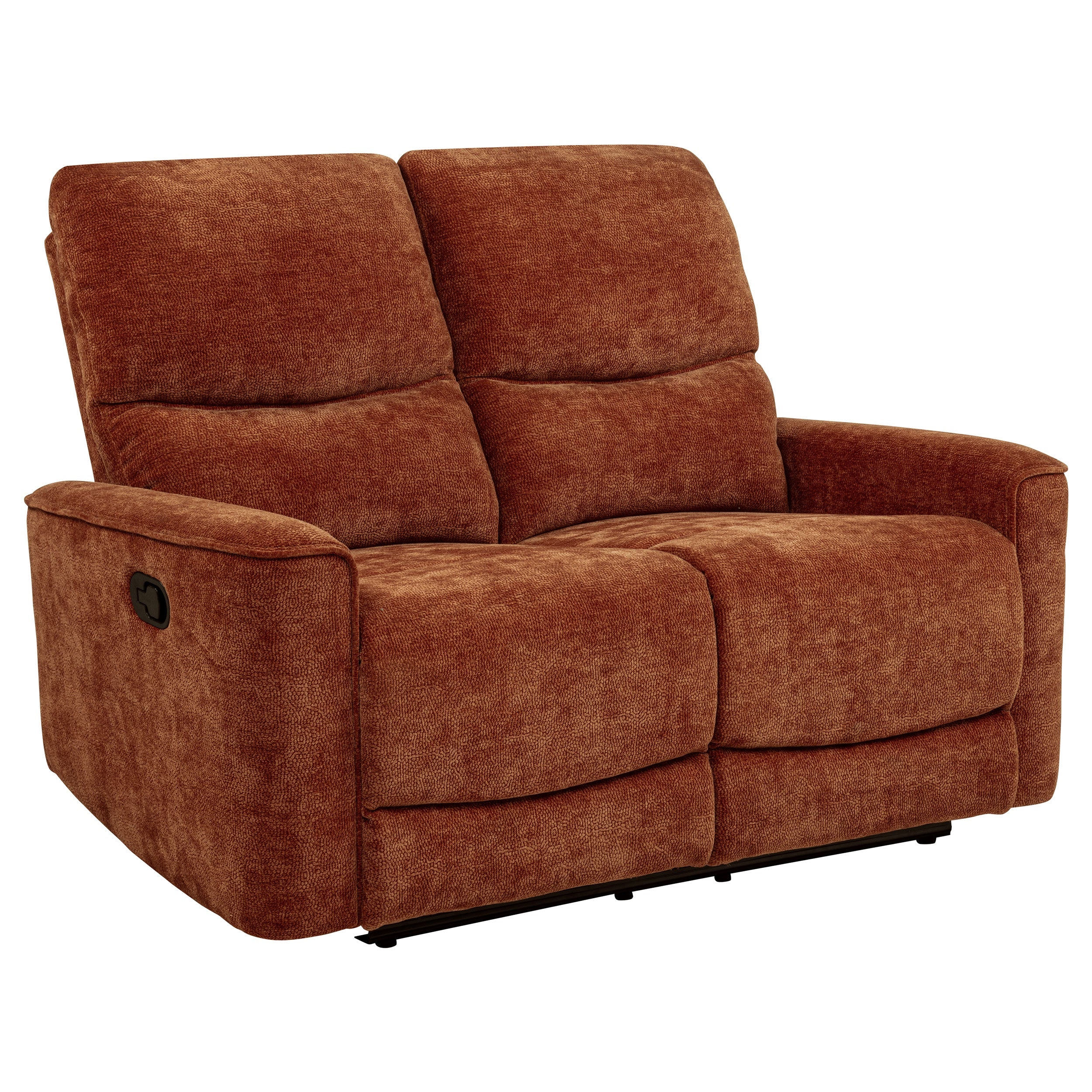 Navarro Reclining Sofa Set - 3 Piece - Burnt Orange