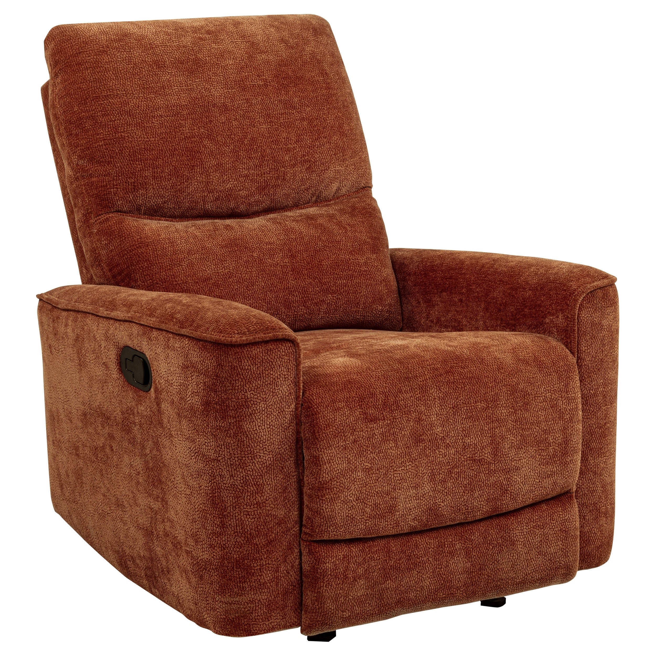 Navarro Reclining Sofa Set - 3 Piece - Burnt Orange