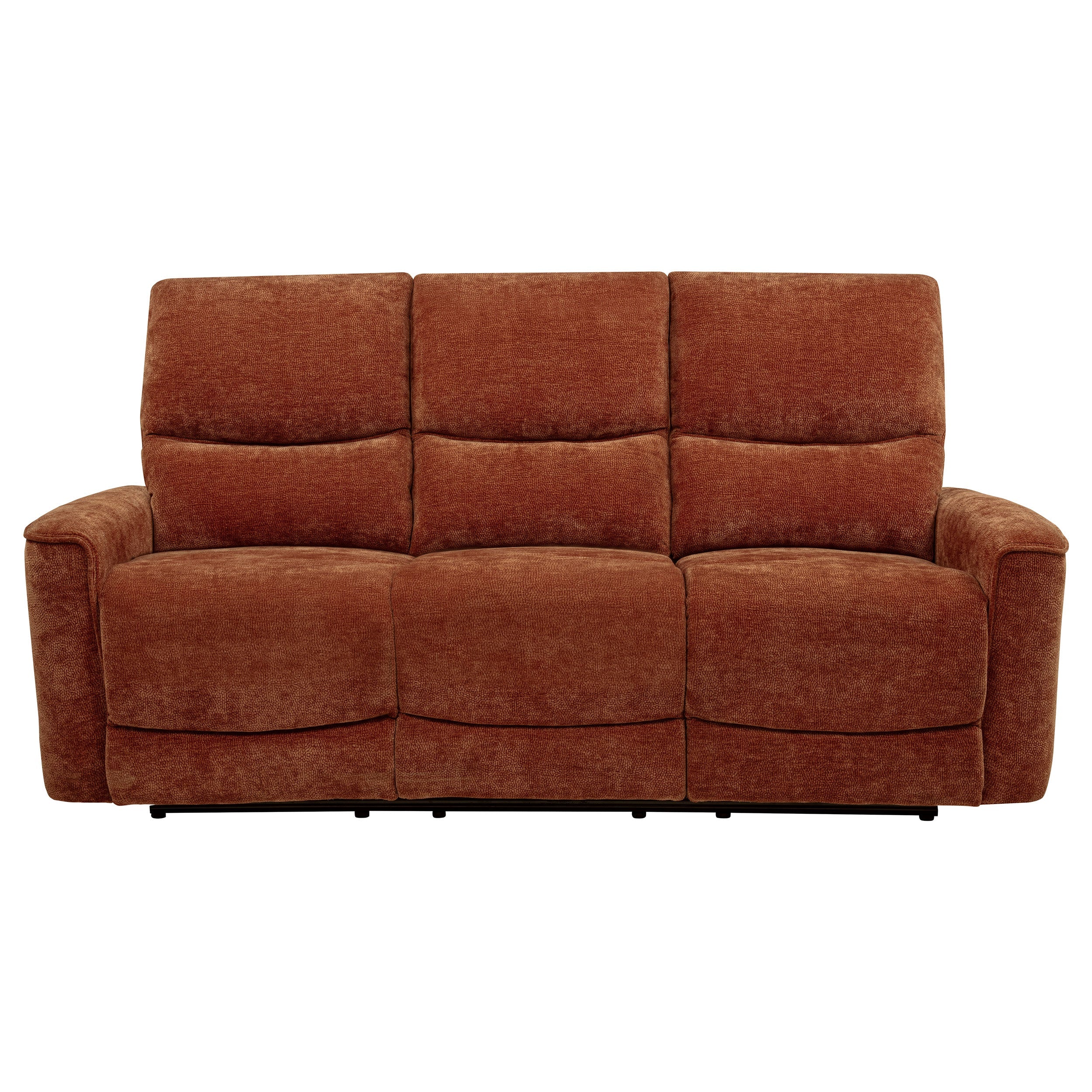 Navarro Reclining Sofa - Burnt Orange