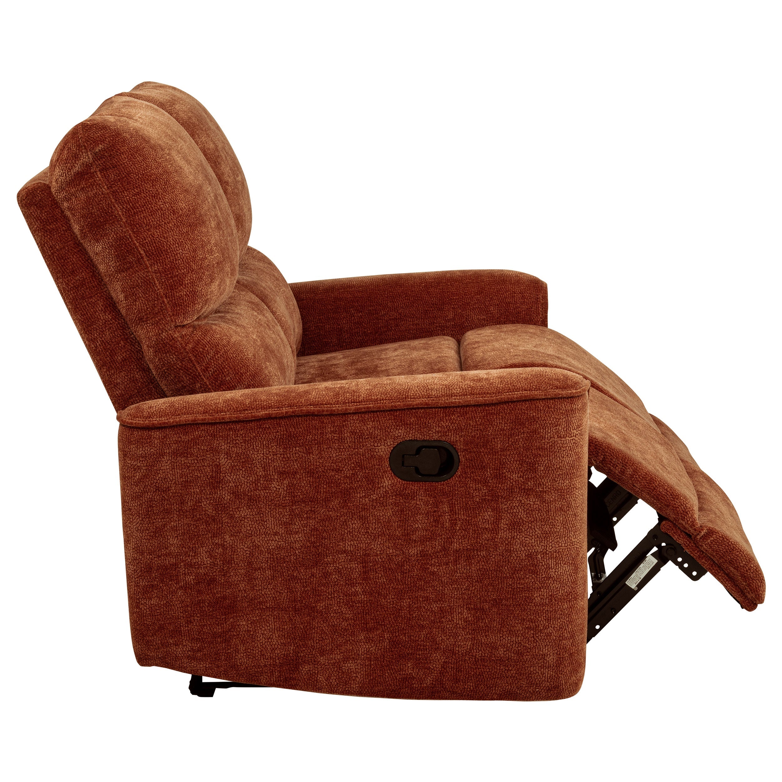 Navarro Reclining Loveseat - Burnt Orange