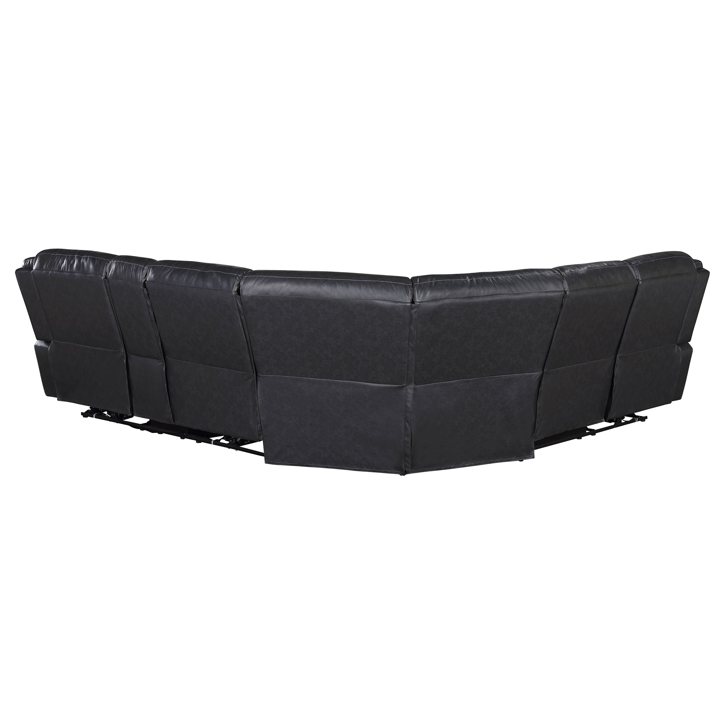 Sycamore Power Reclining Sectional Sofa - Dark Grey