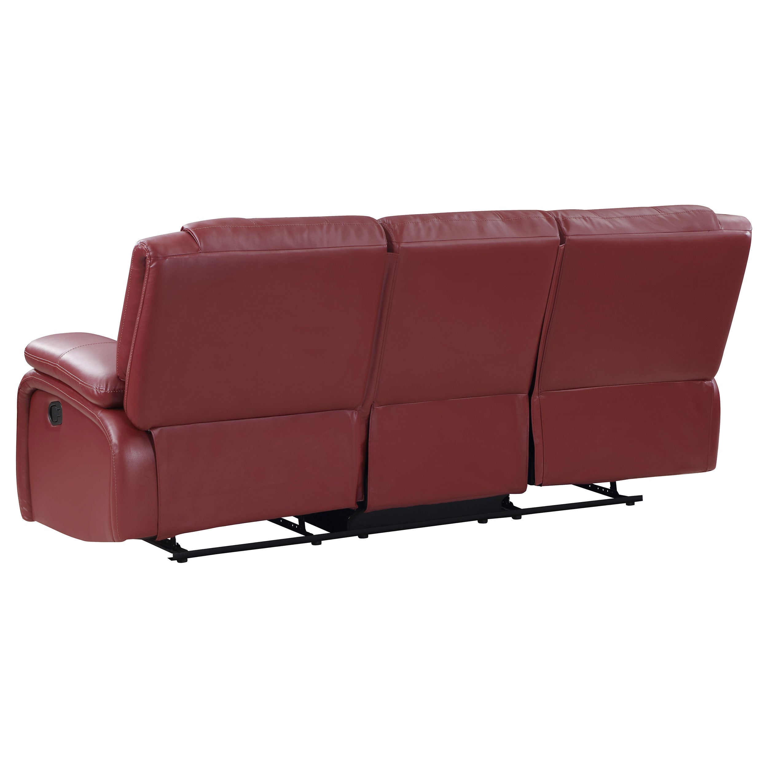 Camila Reclining Sofa Set - 3 Piece - Red