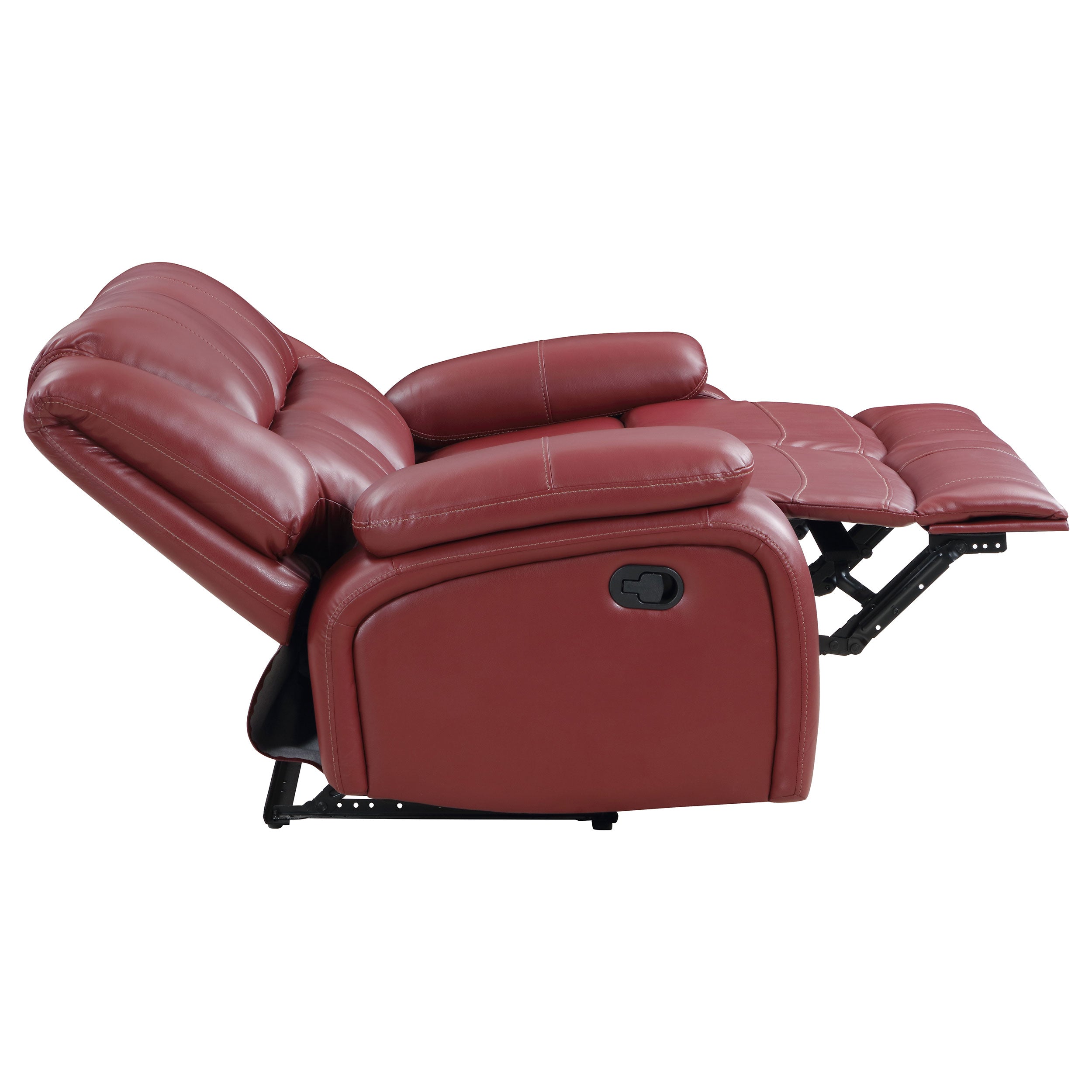Camila Reclining Sofa Set - 3 Piece - Red