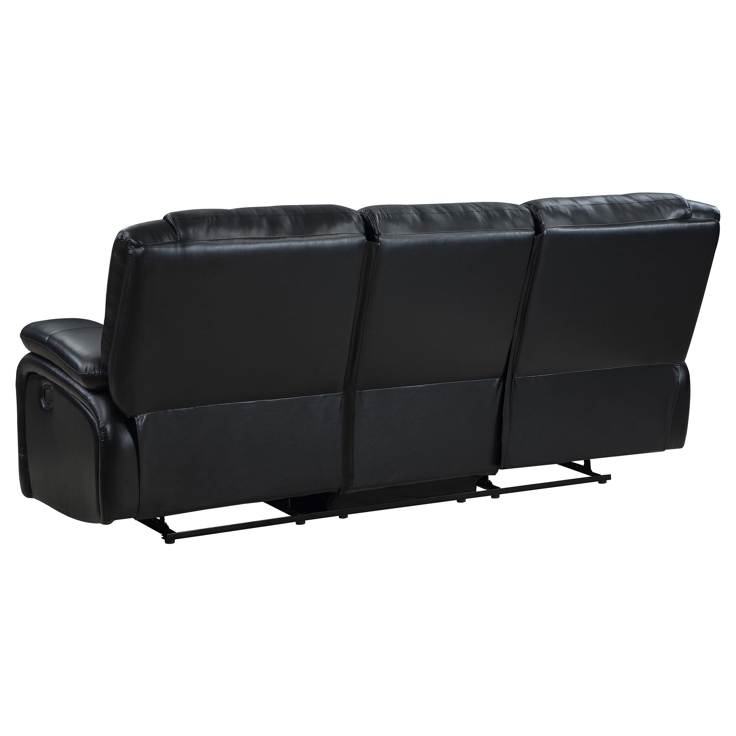 Camila Reclining Sofa - Black