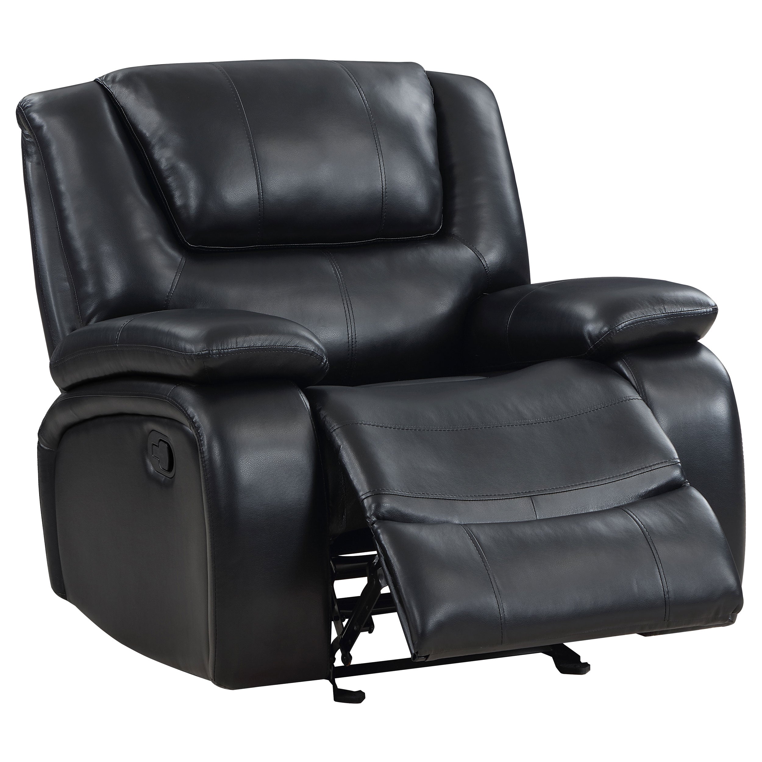 Camila Glider Recliner - Black