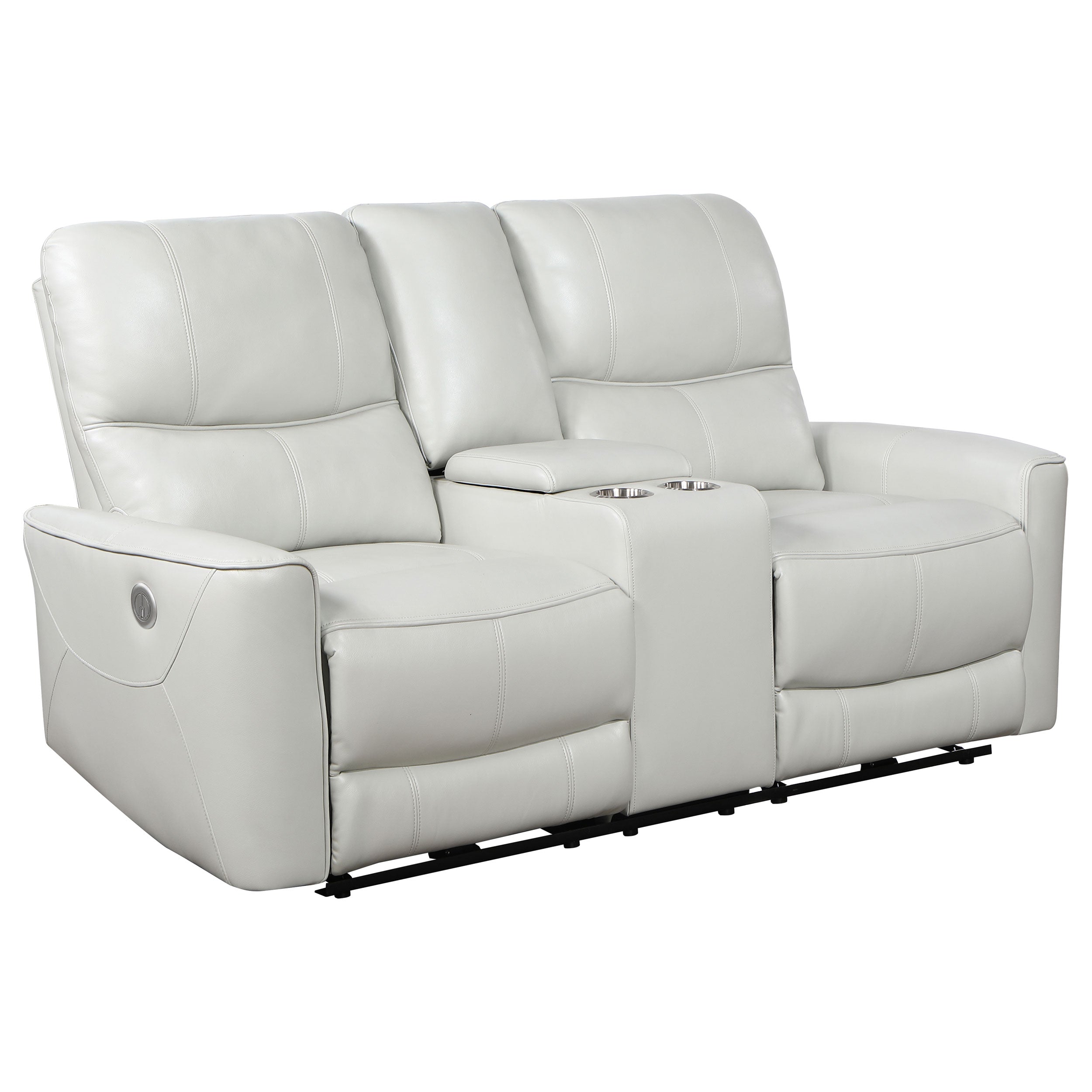 Greenfield Power Reclining Sofa Set - 3 Piece - Dove Grey