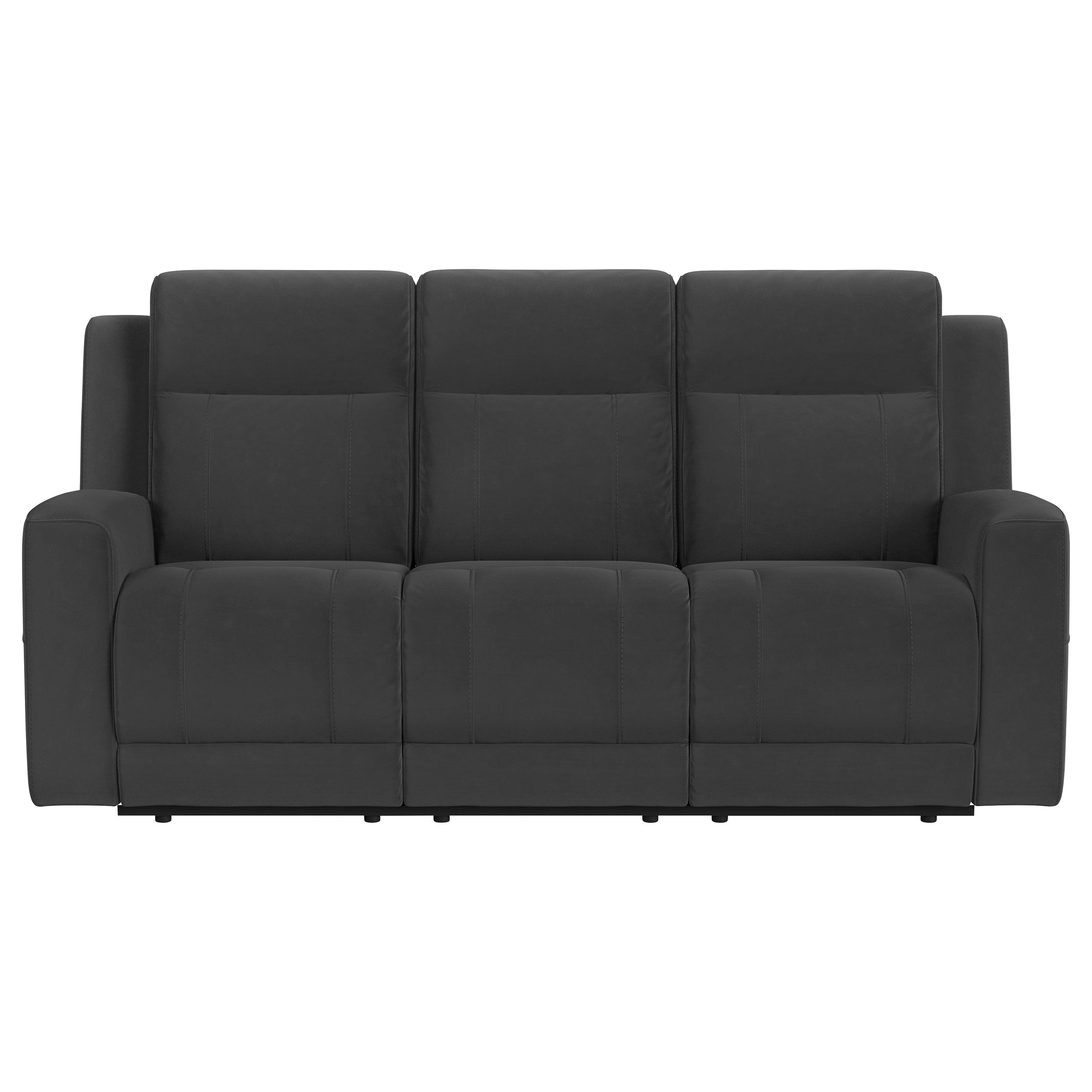 Brentwood Reclining Sofa - Dark Charcoal