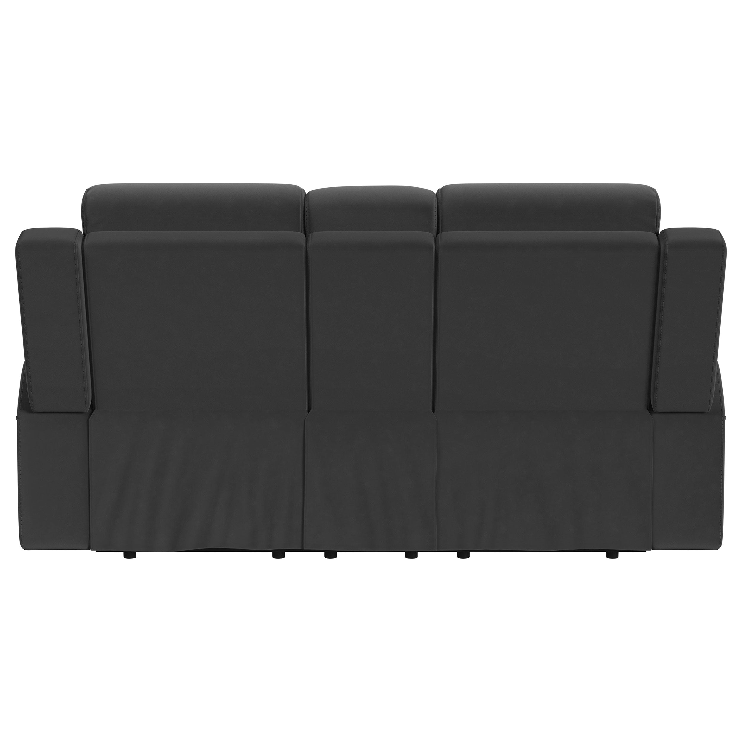 Brentwood Reclining Loveseat - Dark Charcoal