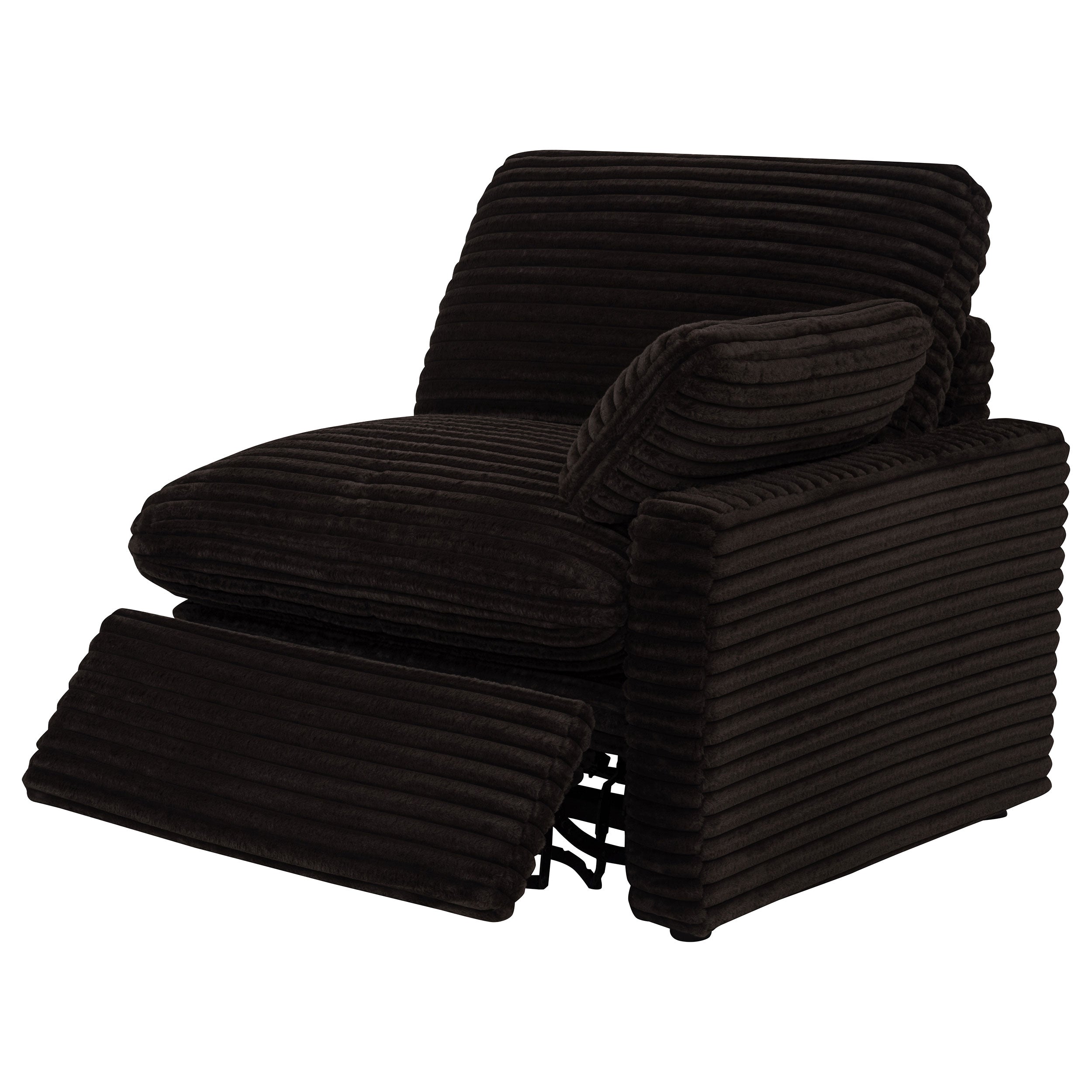 Collins Modular Power Loveseat Chocolate Brown