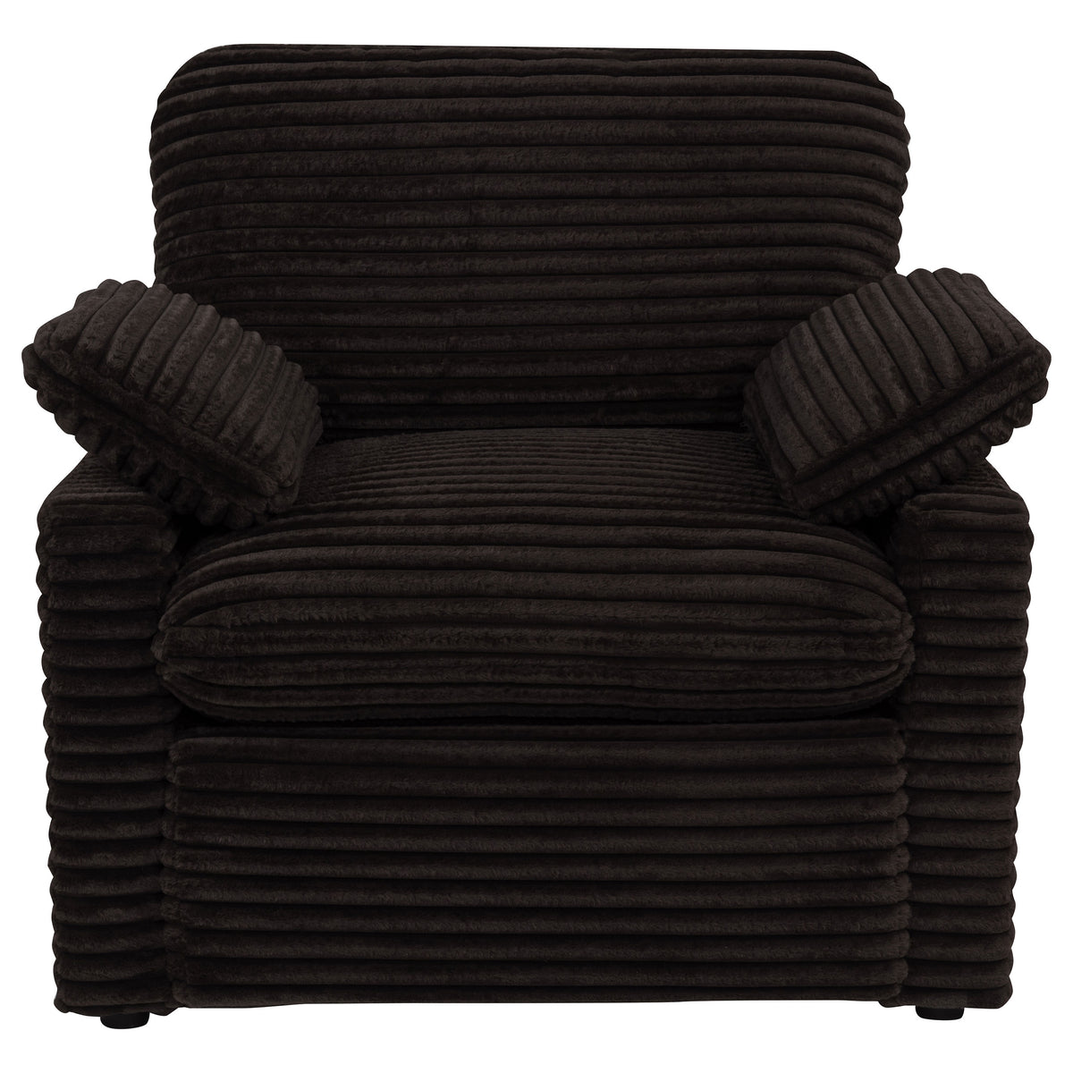 Collins Upholstered Power Recliner Chair Chocolate Brown