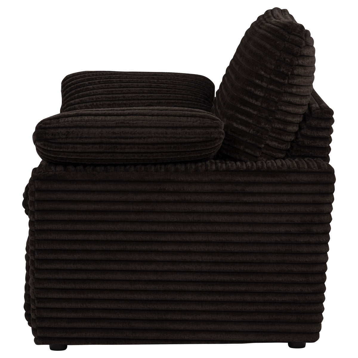 Collins Upholstered Power Recliner Chair Chocolate Brown