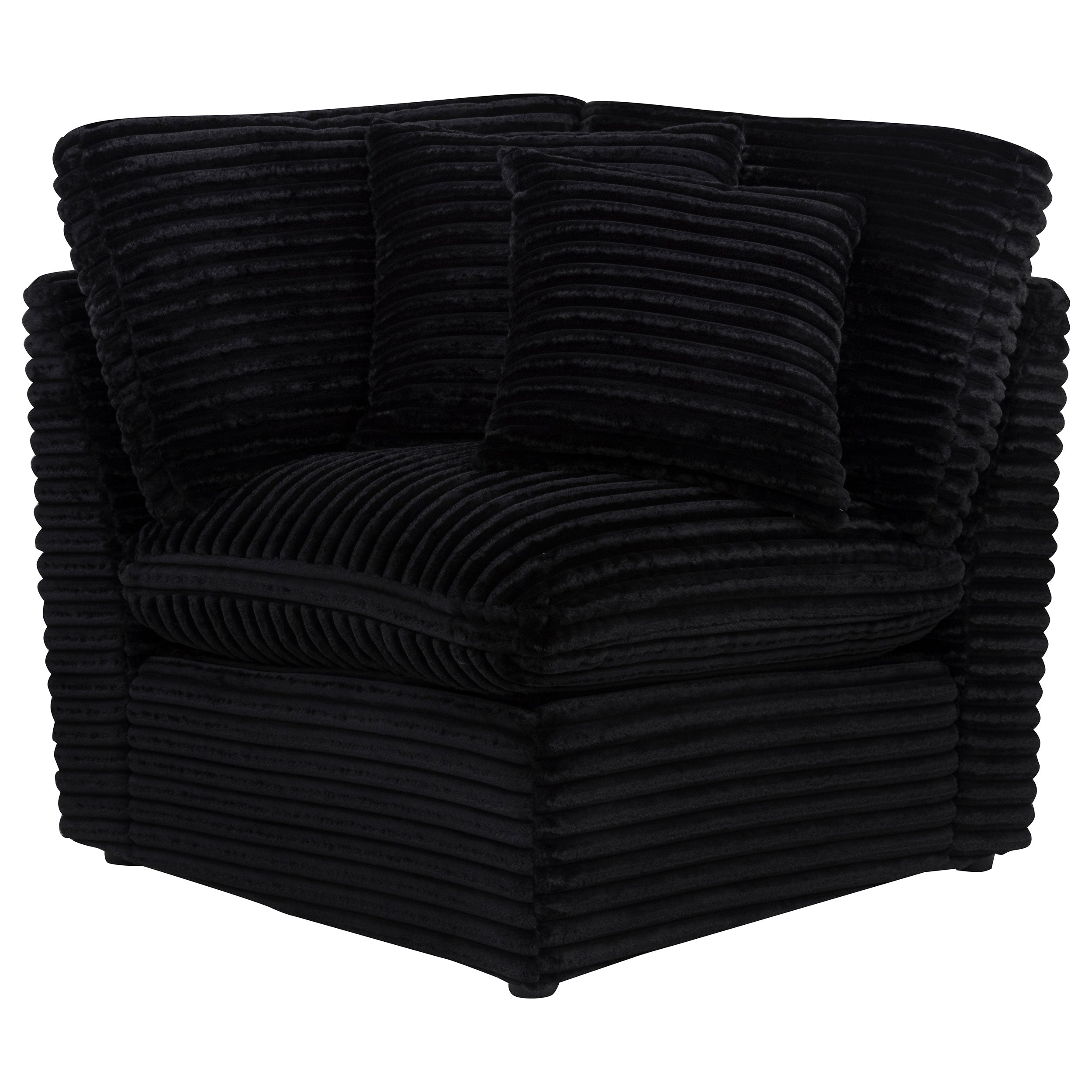 Collins Modular Corner Chair Black